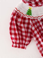 Christmas Tree Girls Romper
