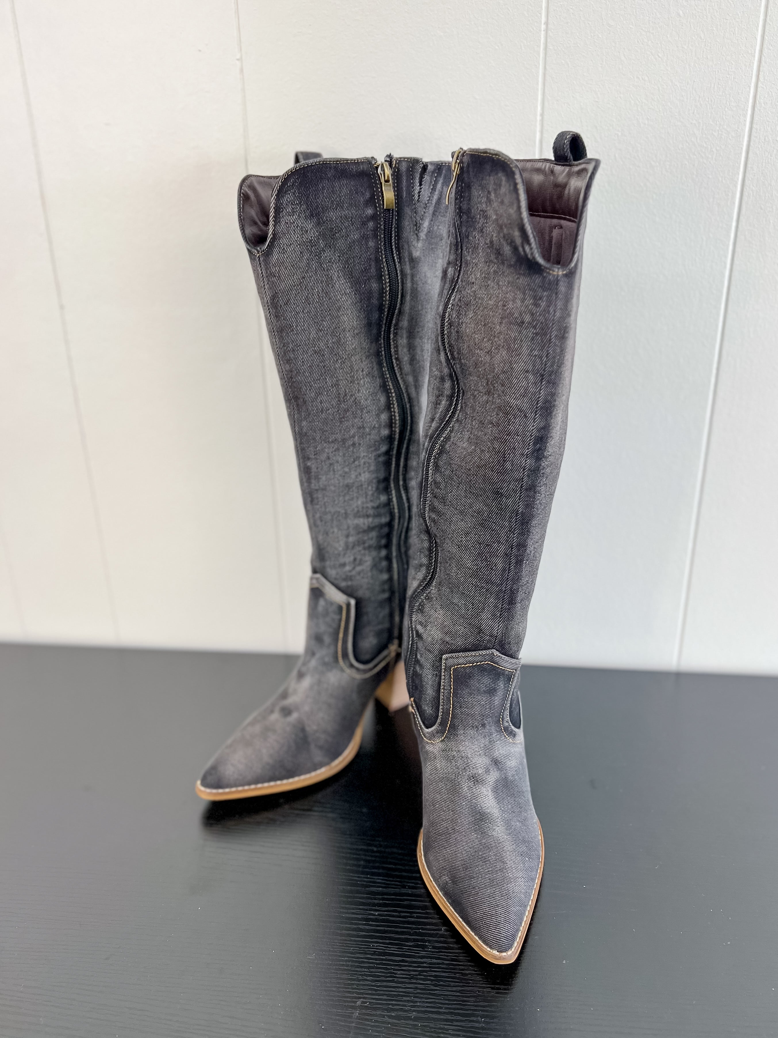 [Corky's] Talk Is Cheap Boot-Washed Denim