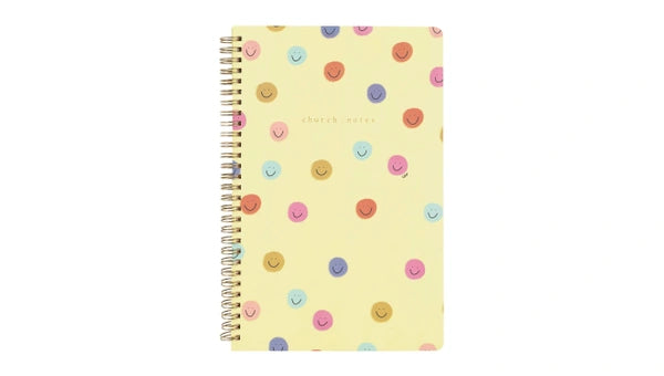 Church Notes Smiley Notebook - Callie Danielle x Church Notes Co.