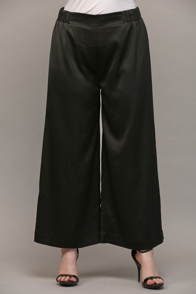 [Plus Size] Going Out Ever Night Wide Leg-Black