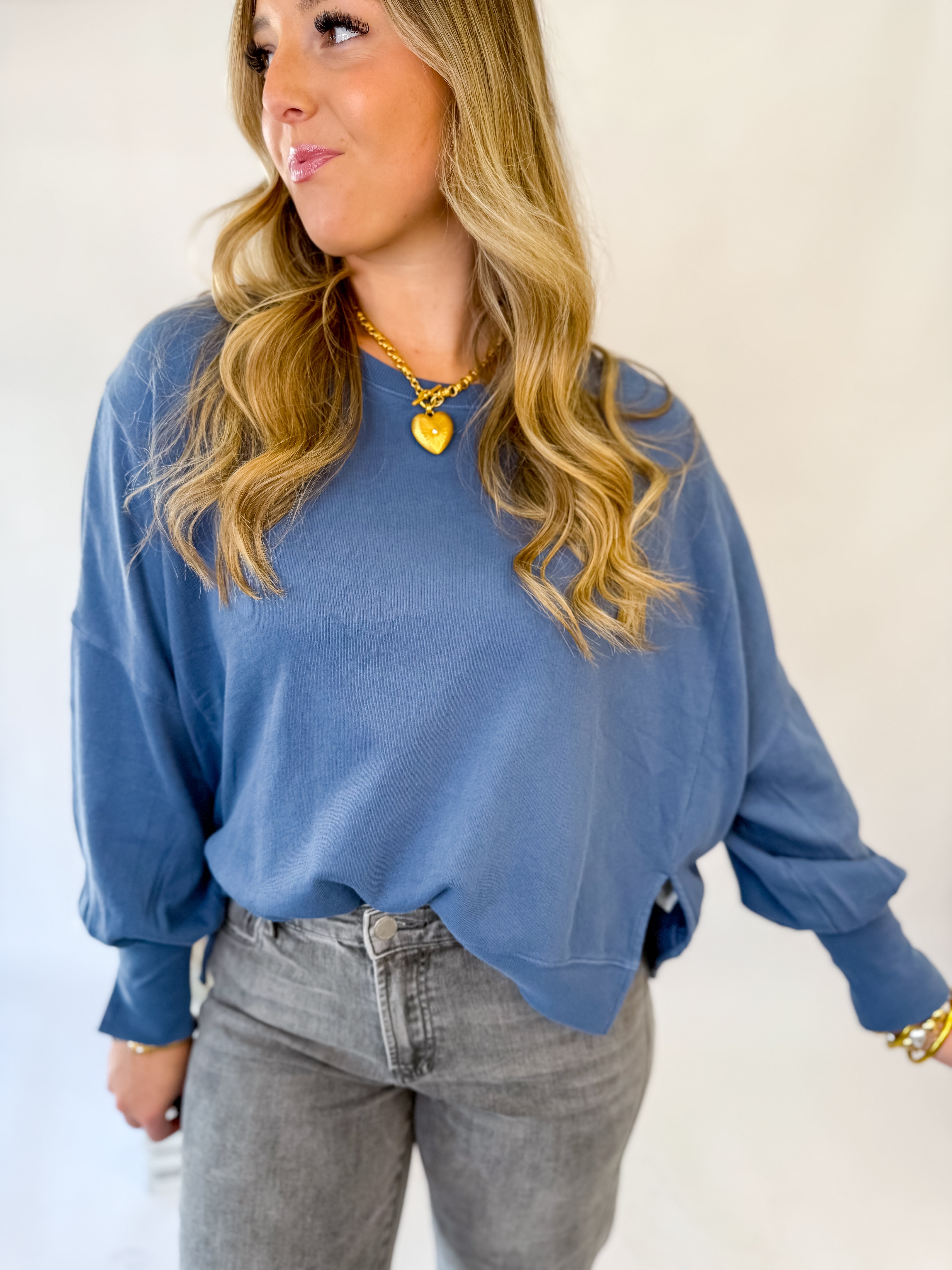 [Dear John] Trenton Sweater- Vintage Indigo