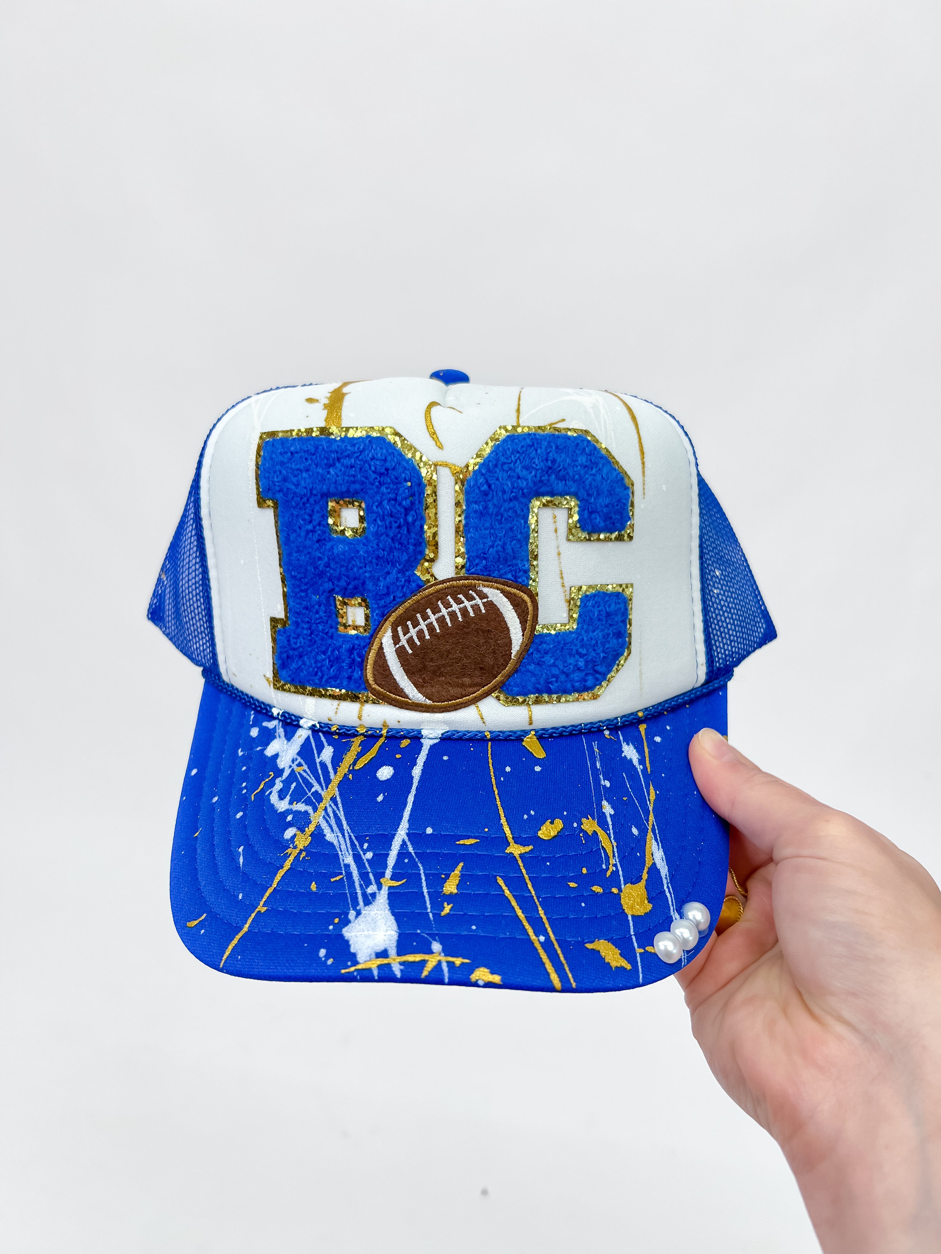 BC Football Splatter Paint Cap