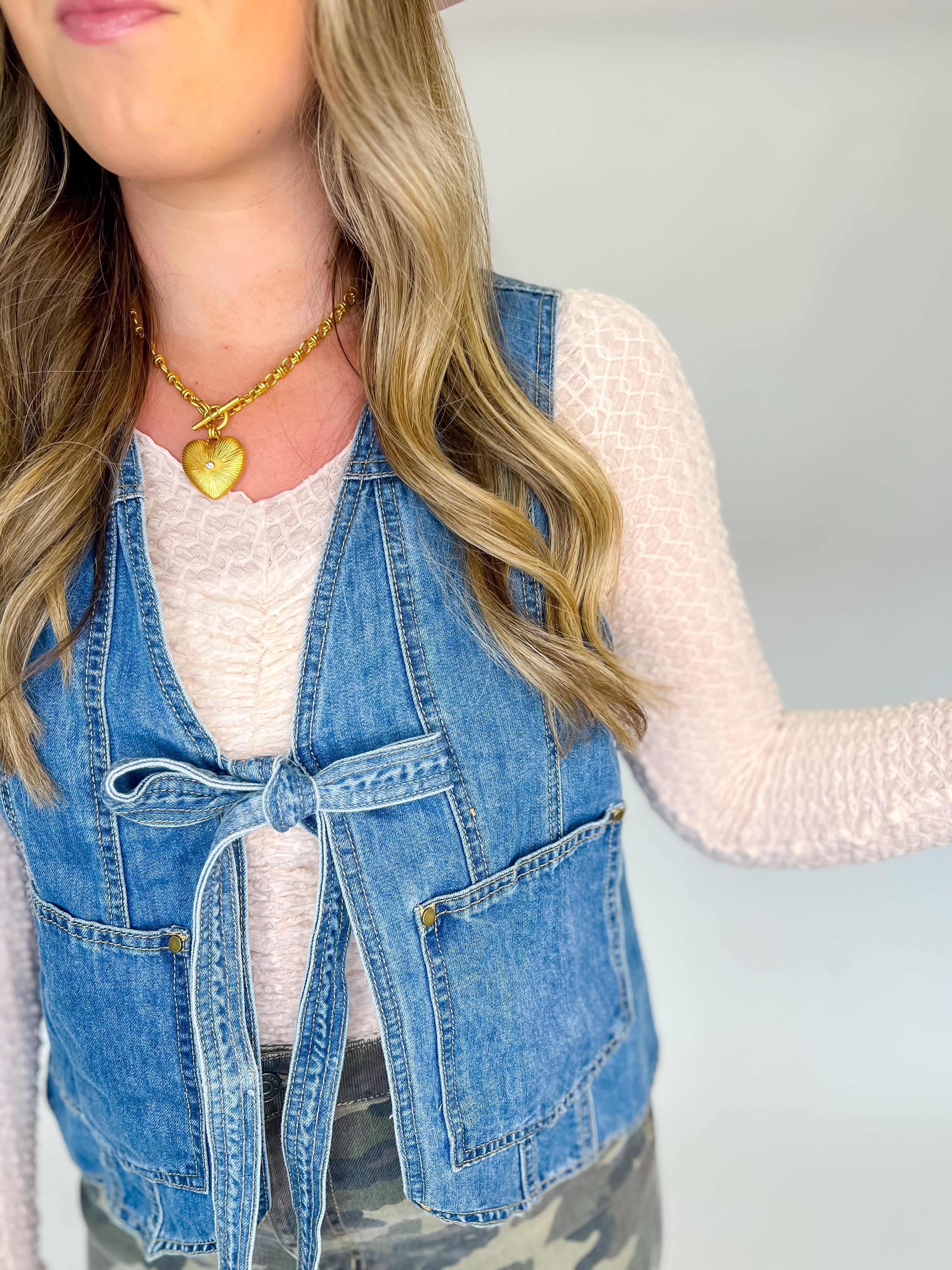Coastal Rodeo Denim Vest