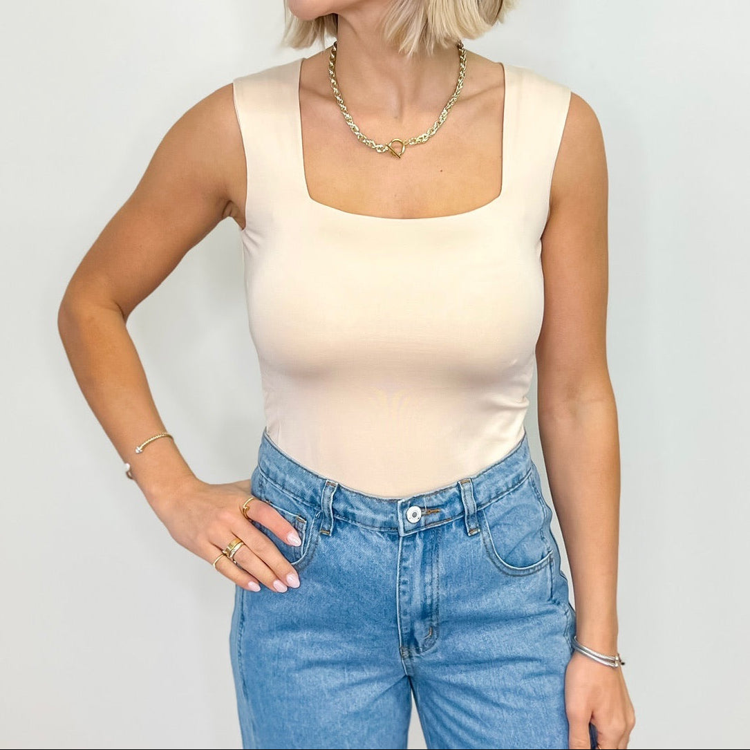 Natural Ease Bodysuit - Nude