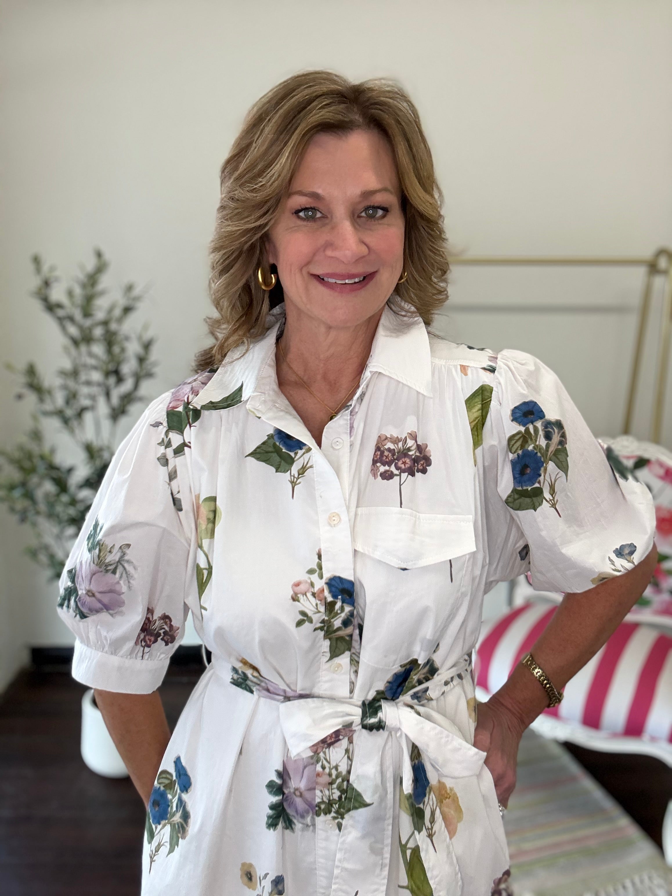 Wildflower Button Down Dress