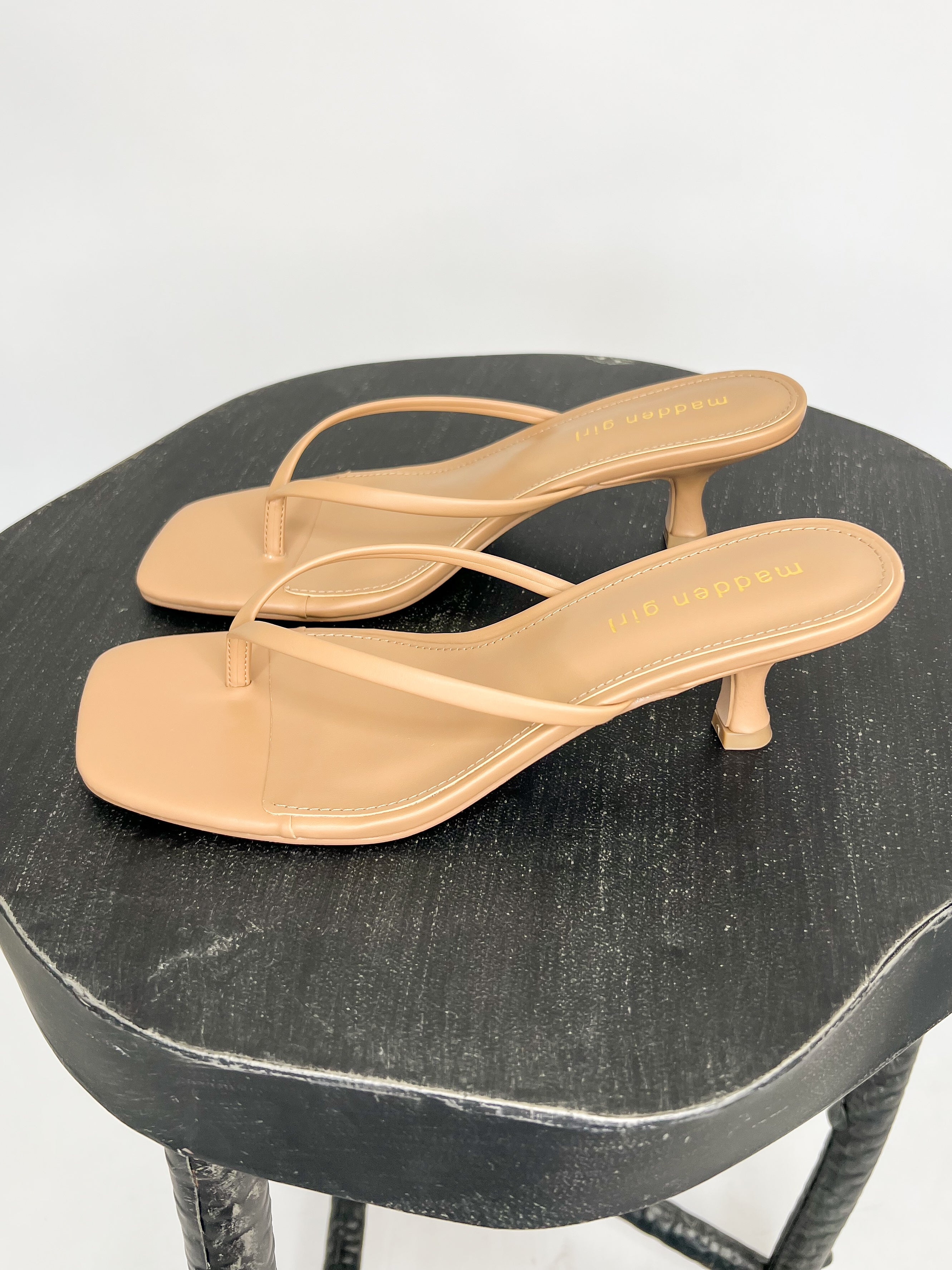 [Madden Girl] Charlenne Kitten Heel - Cafe