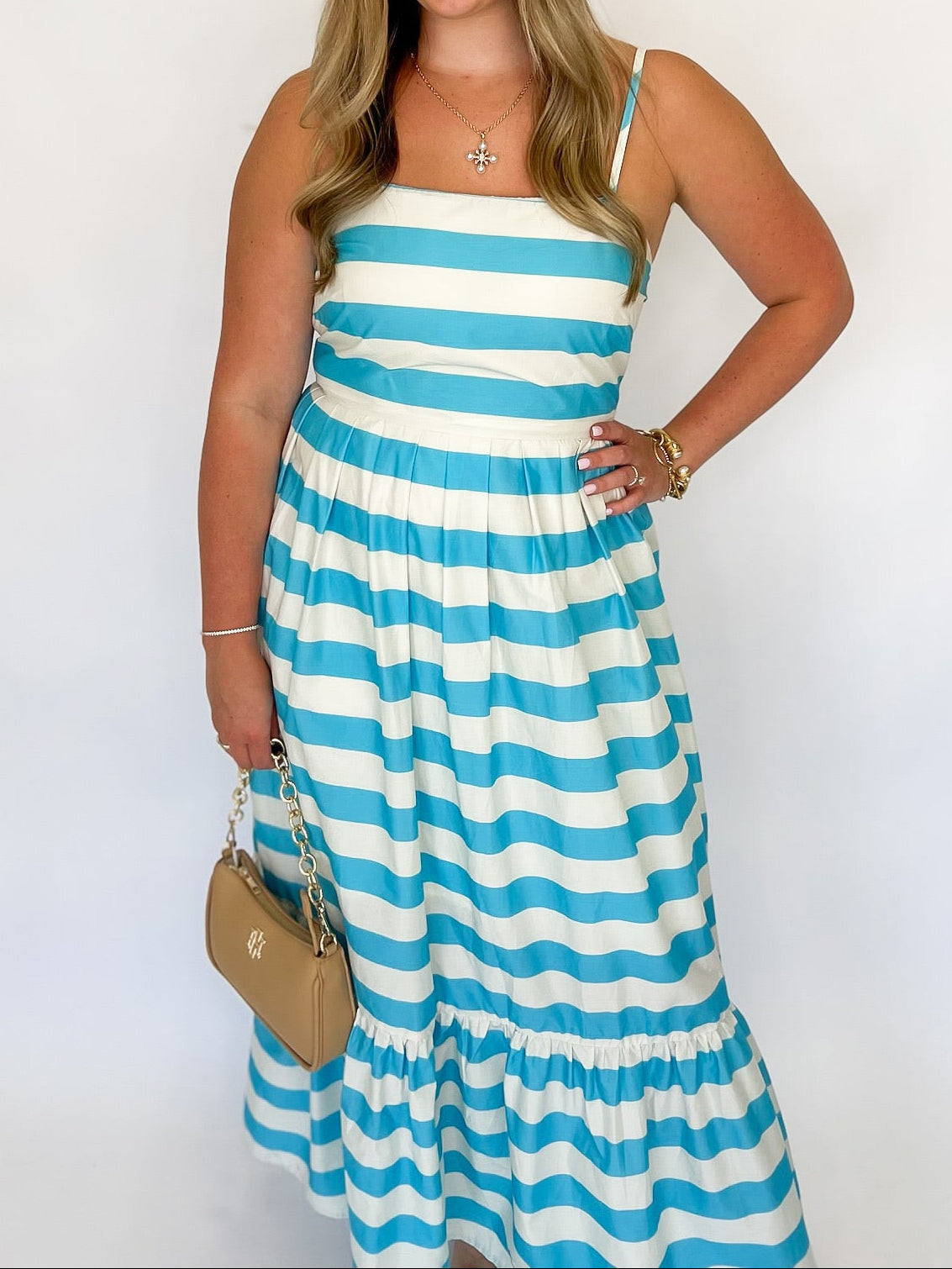 The Cabana Cutie Dress - Blue