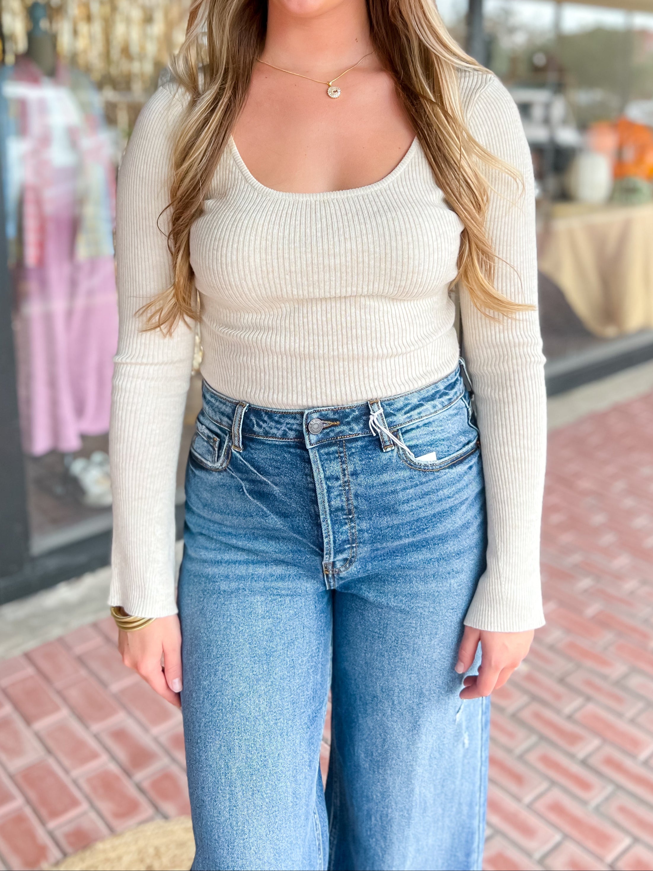 Amanda Top-Vaporous Gray