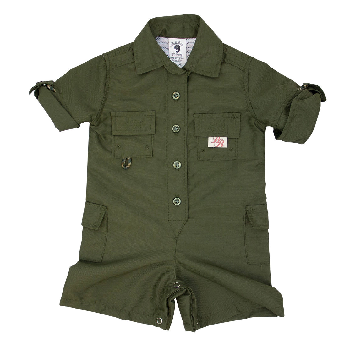 Bull Red Fishing-Infant-Army Green