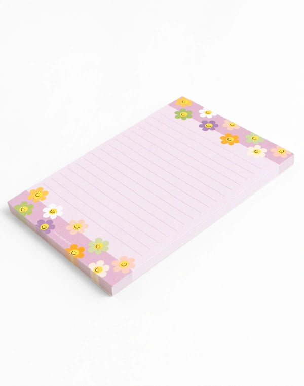 Happy Daisies 4x6 Notepad