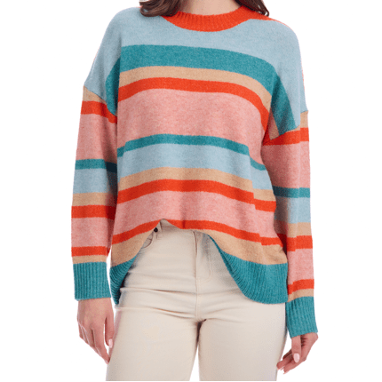 [Mud Pie] Sylas Striped Sweater-Blue