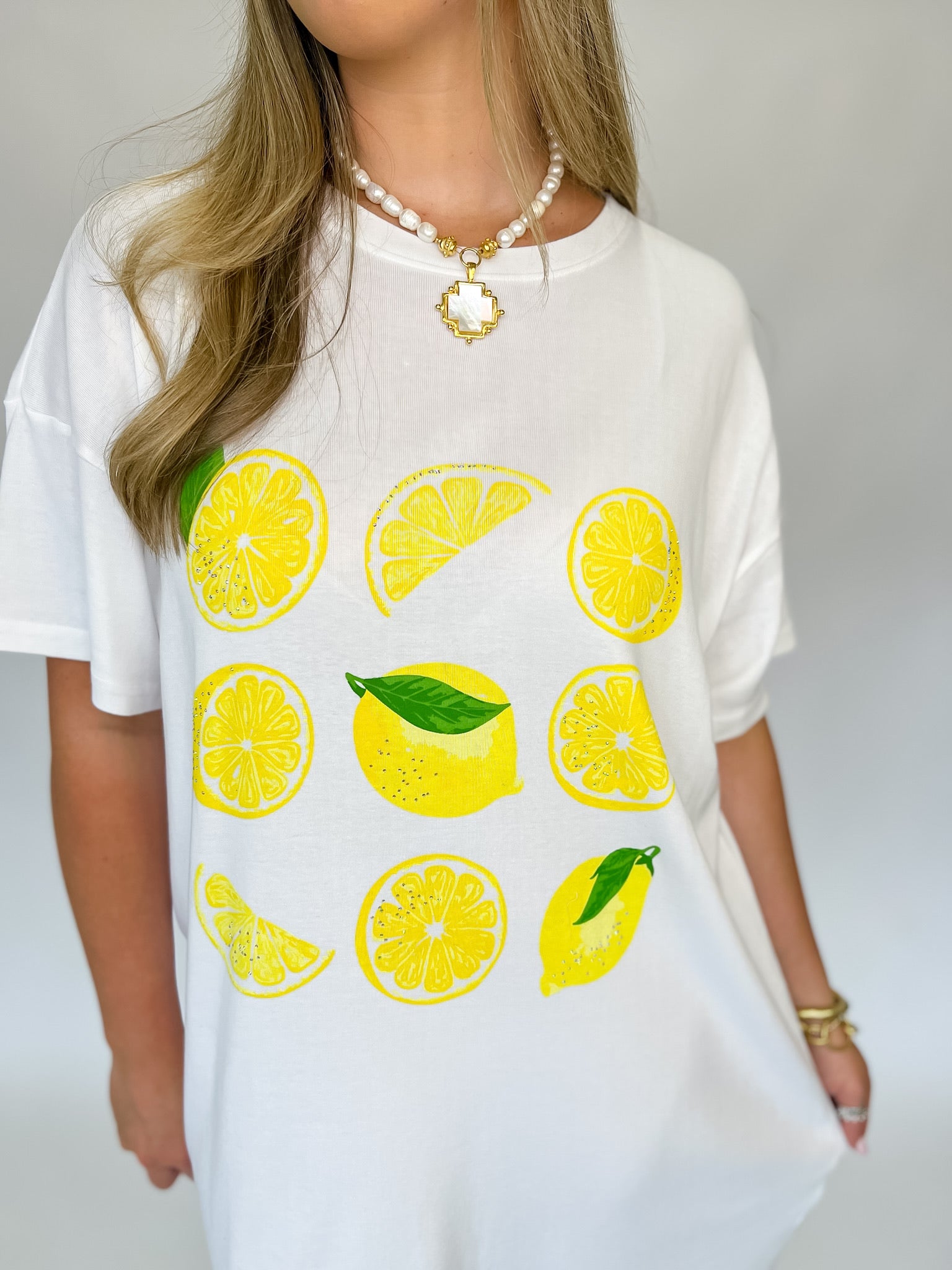 Lemon Wedge Short Tee Dress