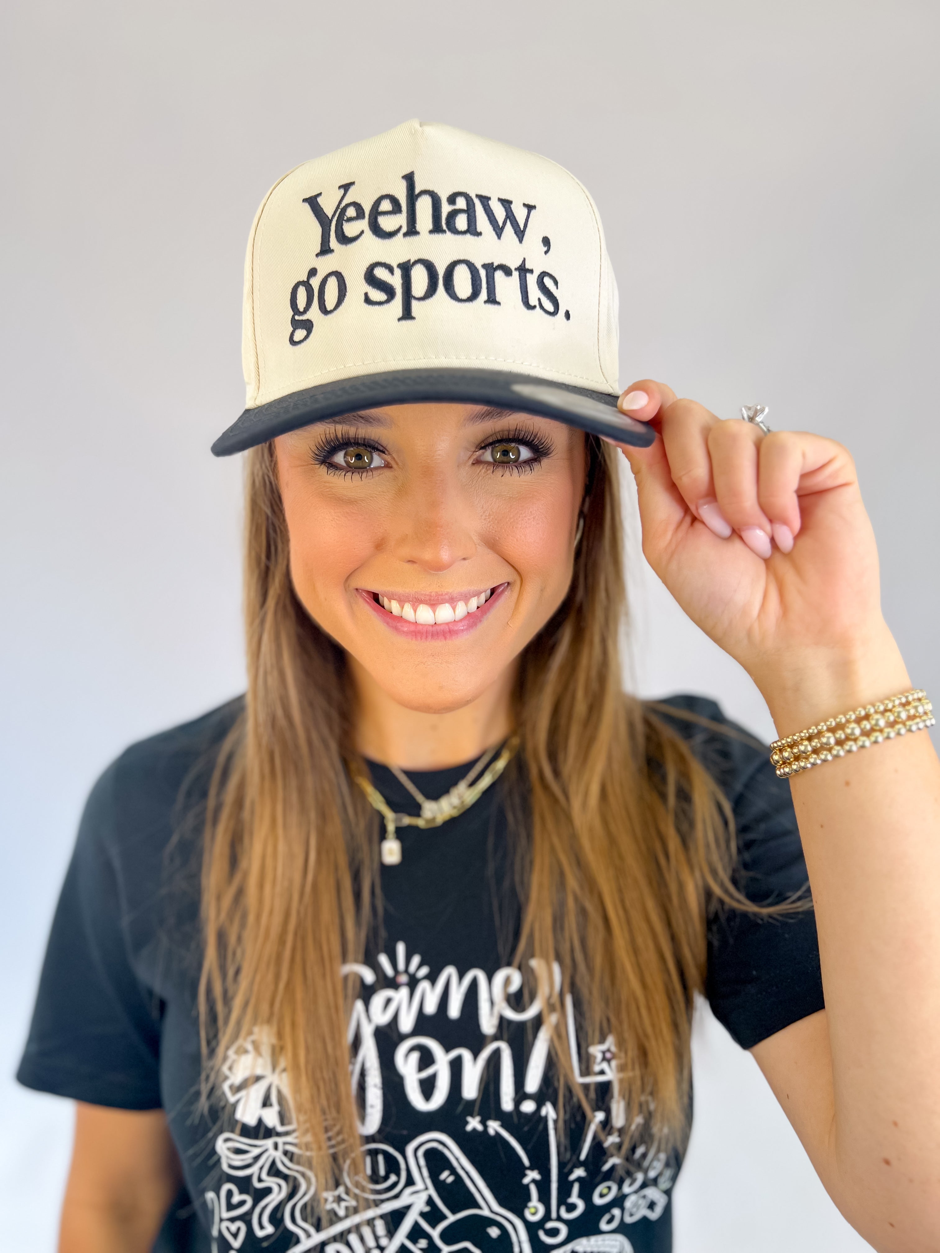 Yee-Haw Go Sports Cap-Canvas