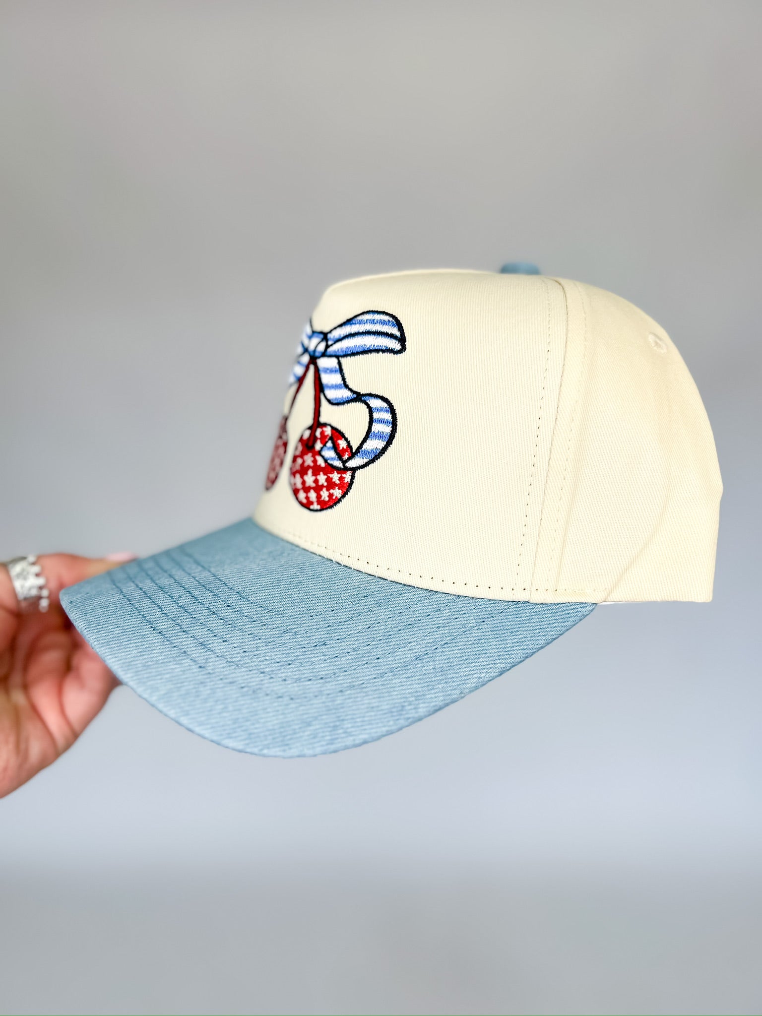 Patriotic Cherries Cap