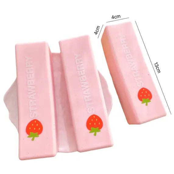 Butter Stick Squishy- Strawberry