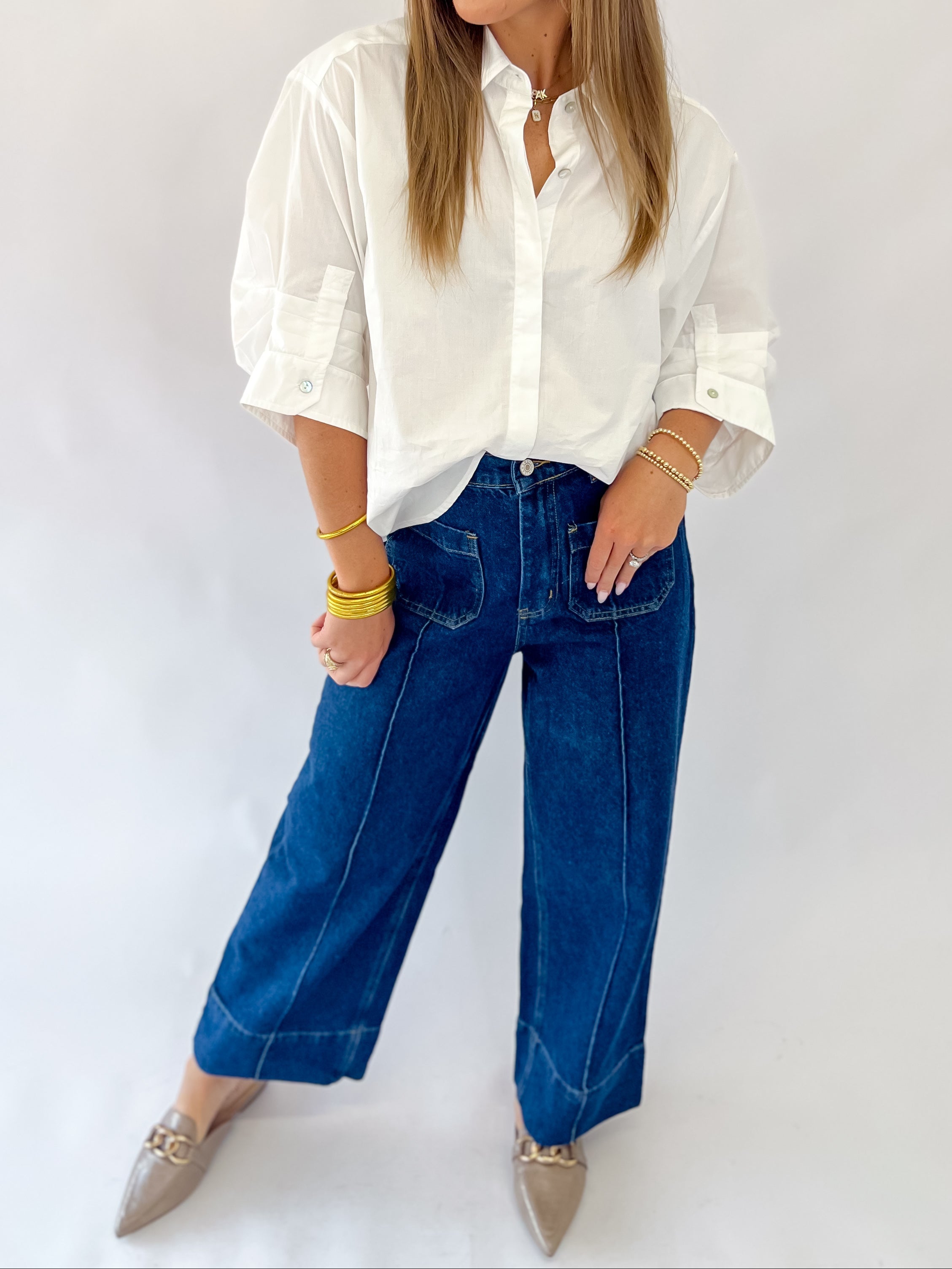 Everyday Cropped Denim Pant