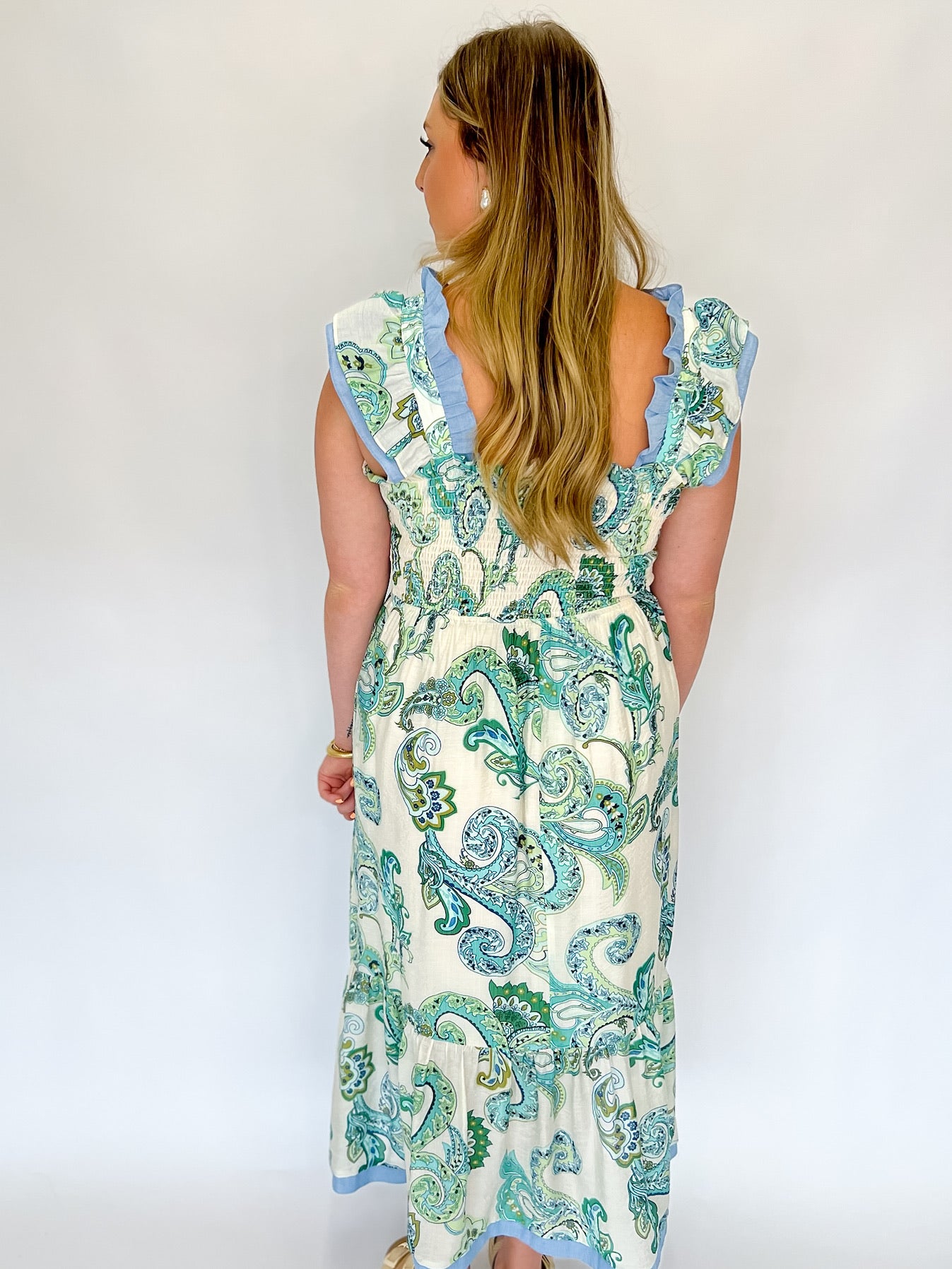 [THML] Windswept Paisley Dress