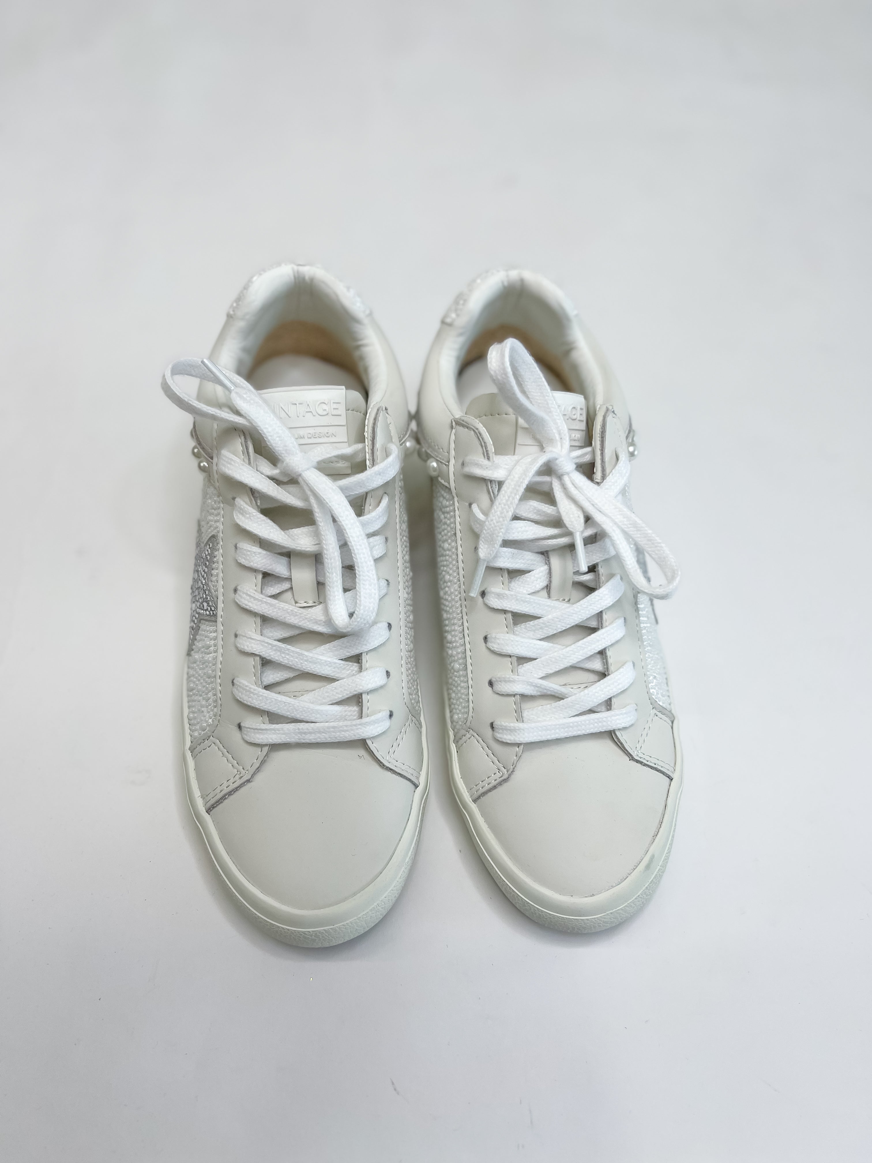 [Vintage Havana] Priscila Pearl Mid Top Sneaker