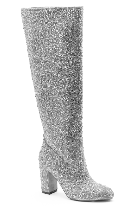 [Corky's] Stunning Clear Rhinestones Boots
