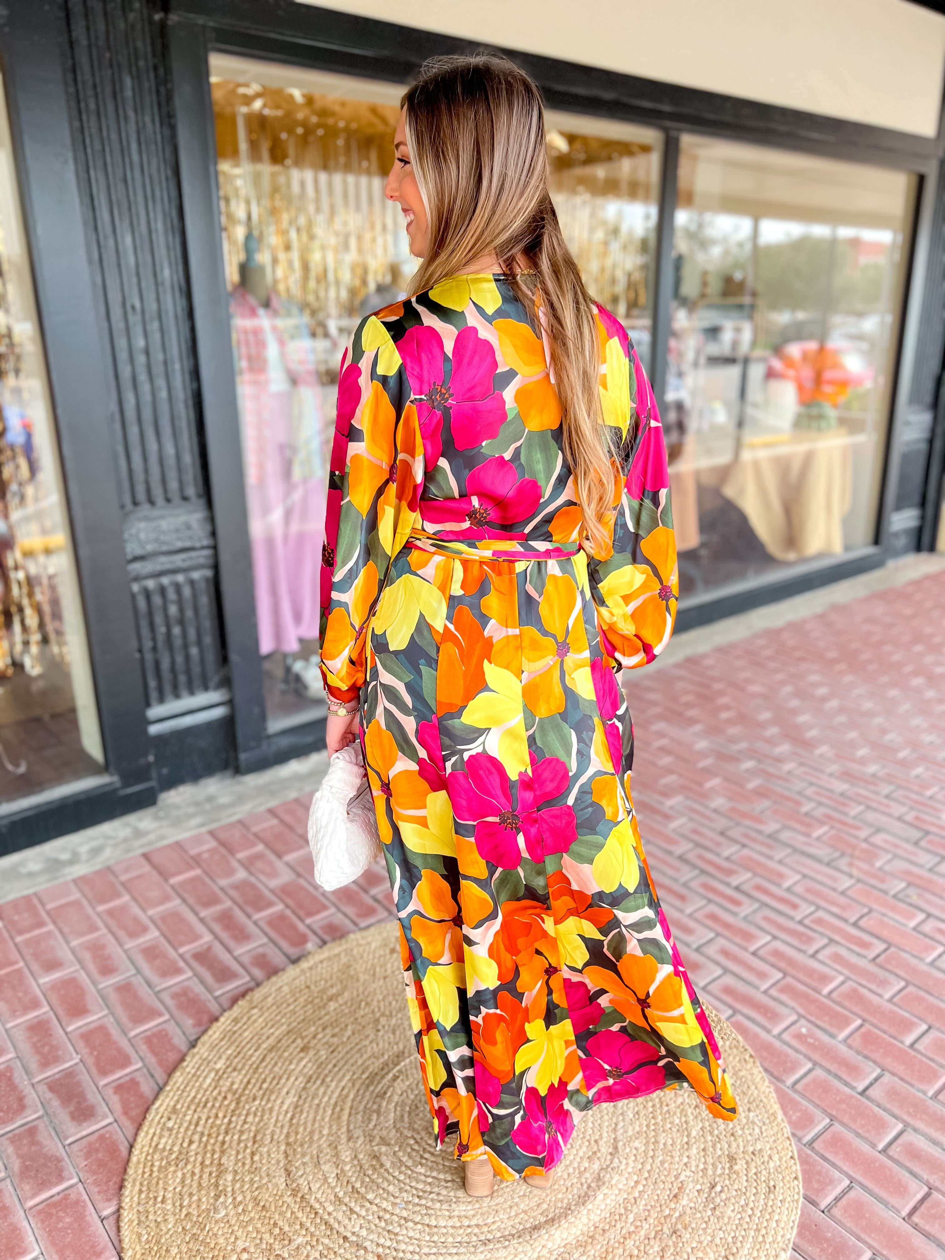 Jewel Toned Garden Maxi Dress