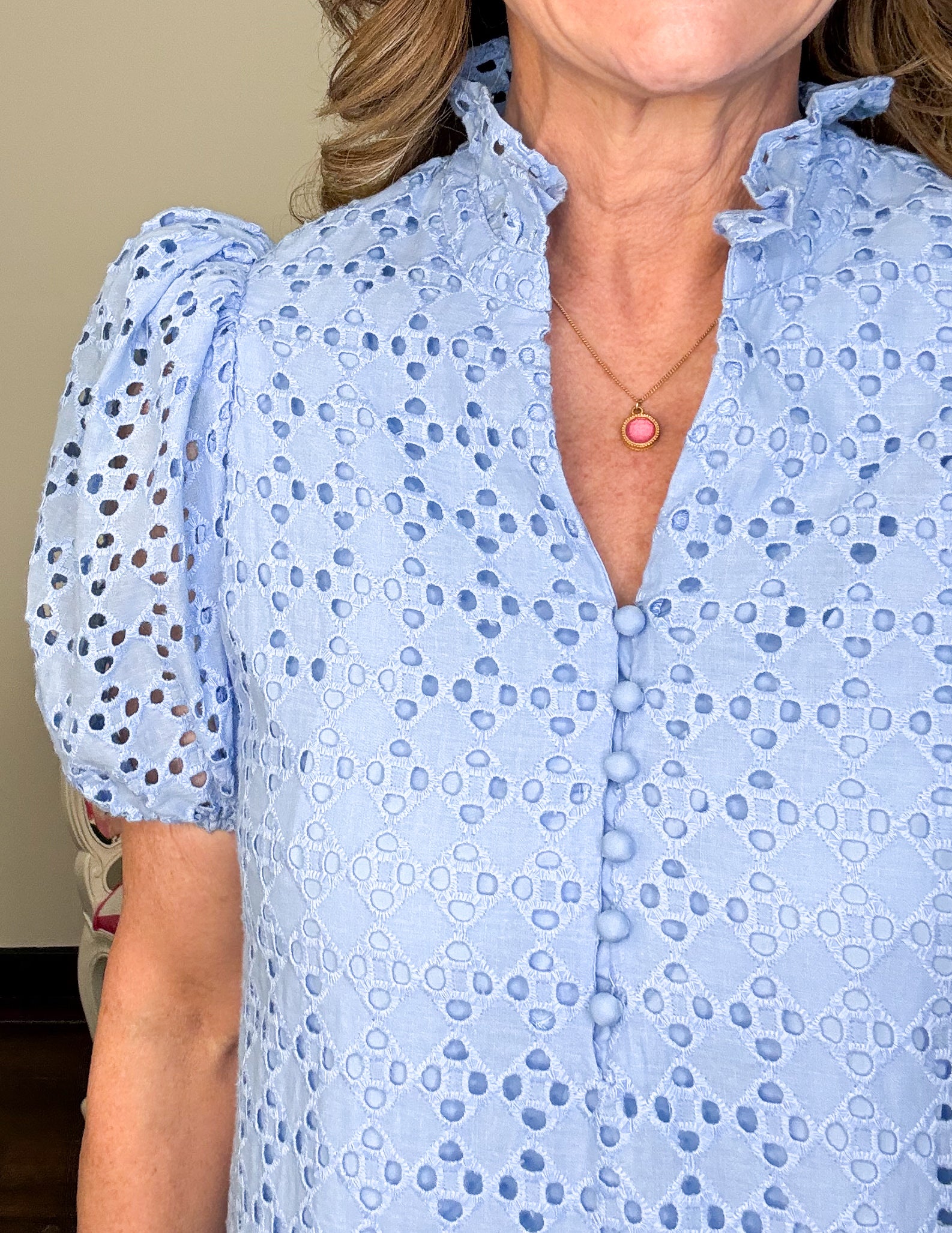 Let's Take A Stroll Maxi Dress- Blue