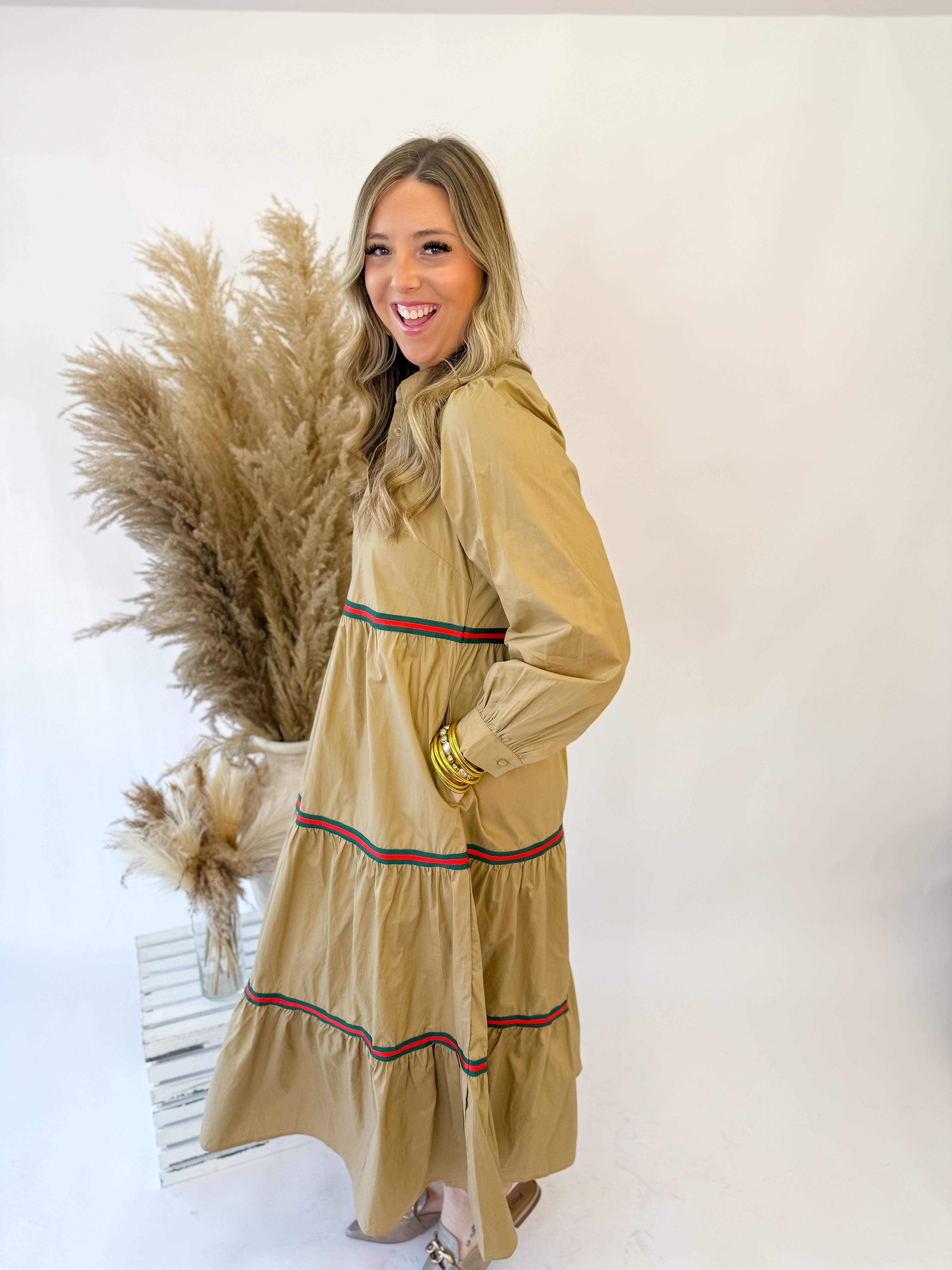 Hunt Club Tiered Midi Dress