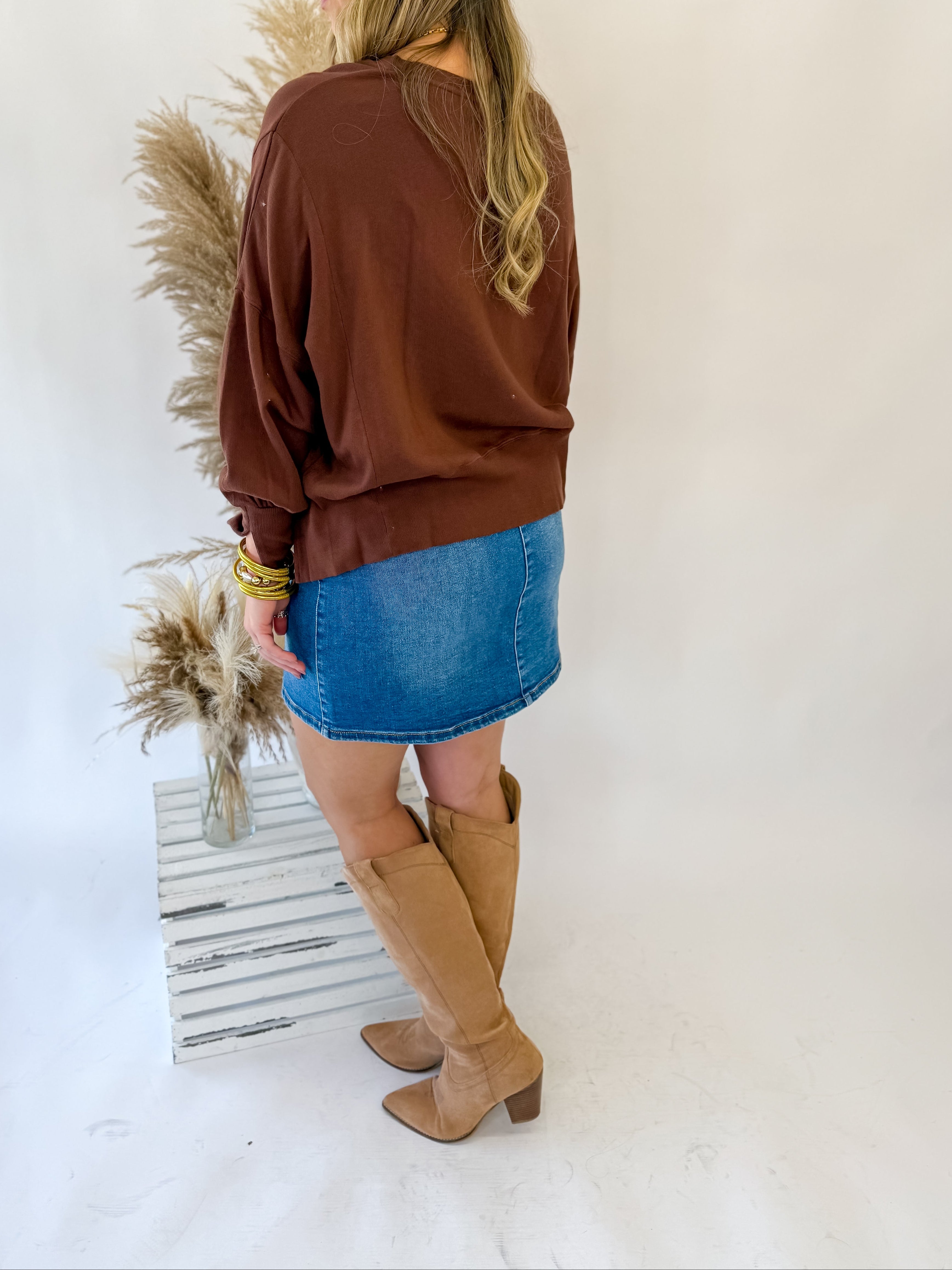 [Dear John] Trenton Sweater - Cappuccino