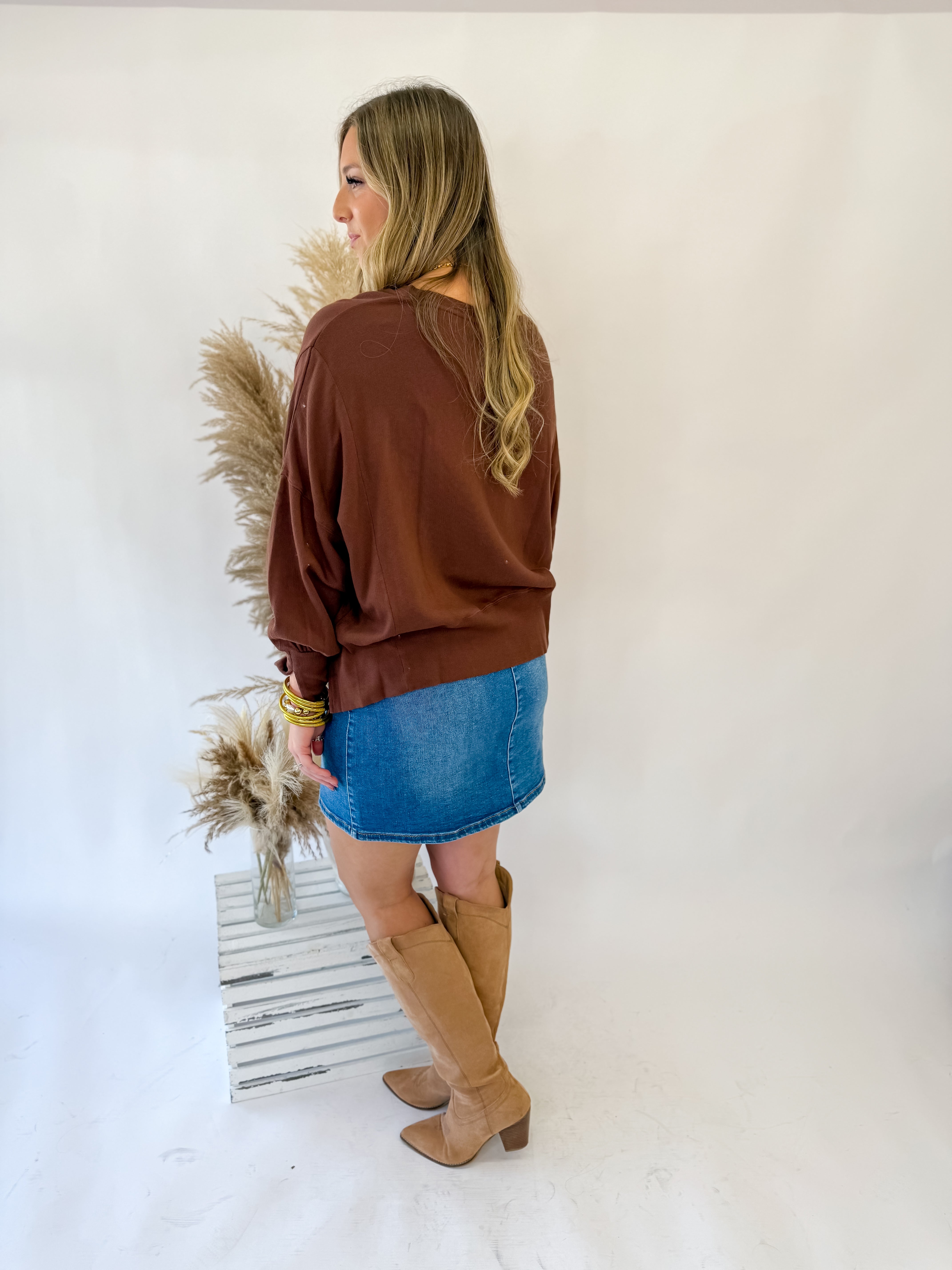 [Dear John] Trenton Sweater - Cappuccino