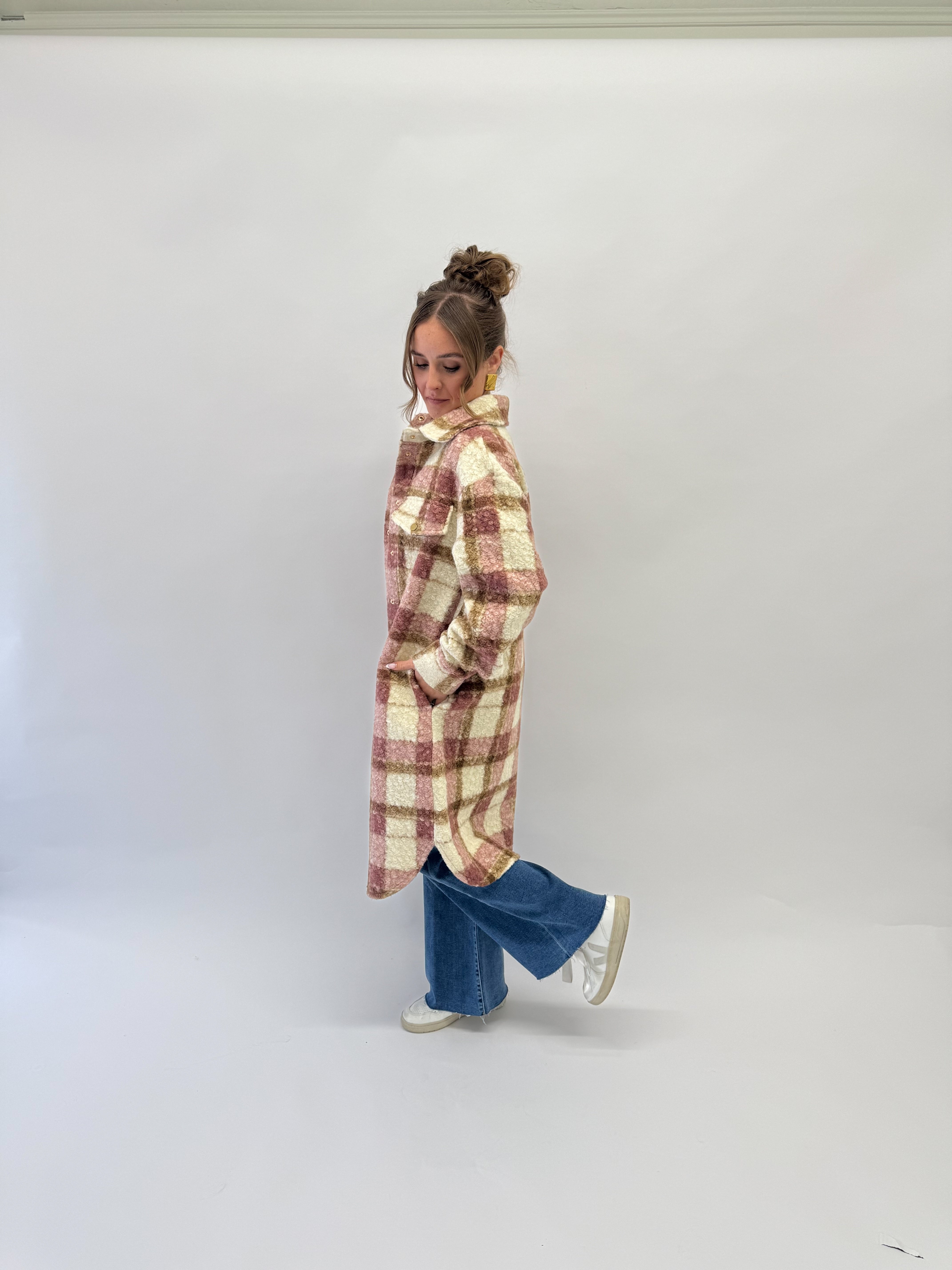 Ella Colorblock Shacket