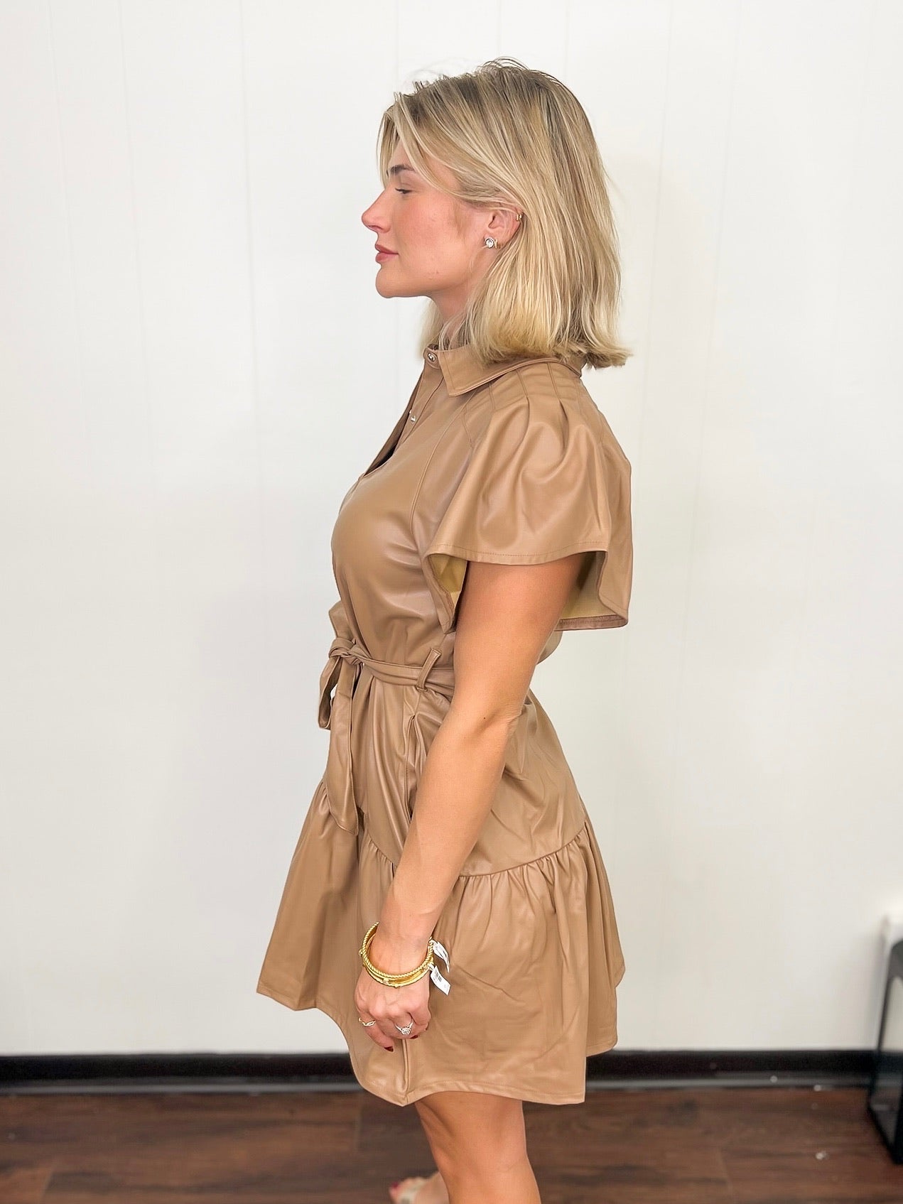 City Luxe Button Down Dress