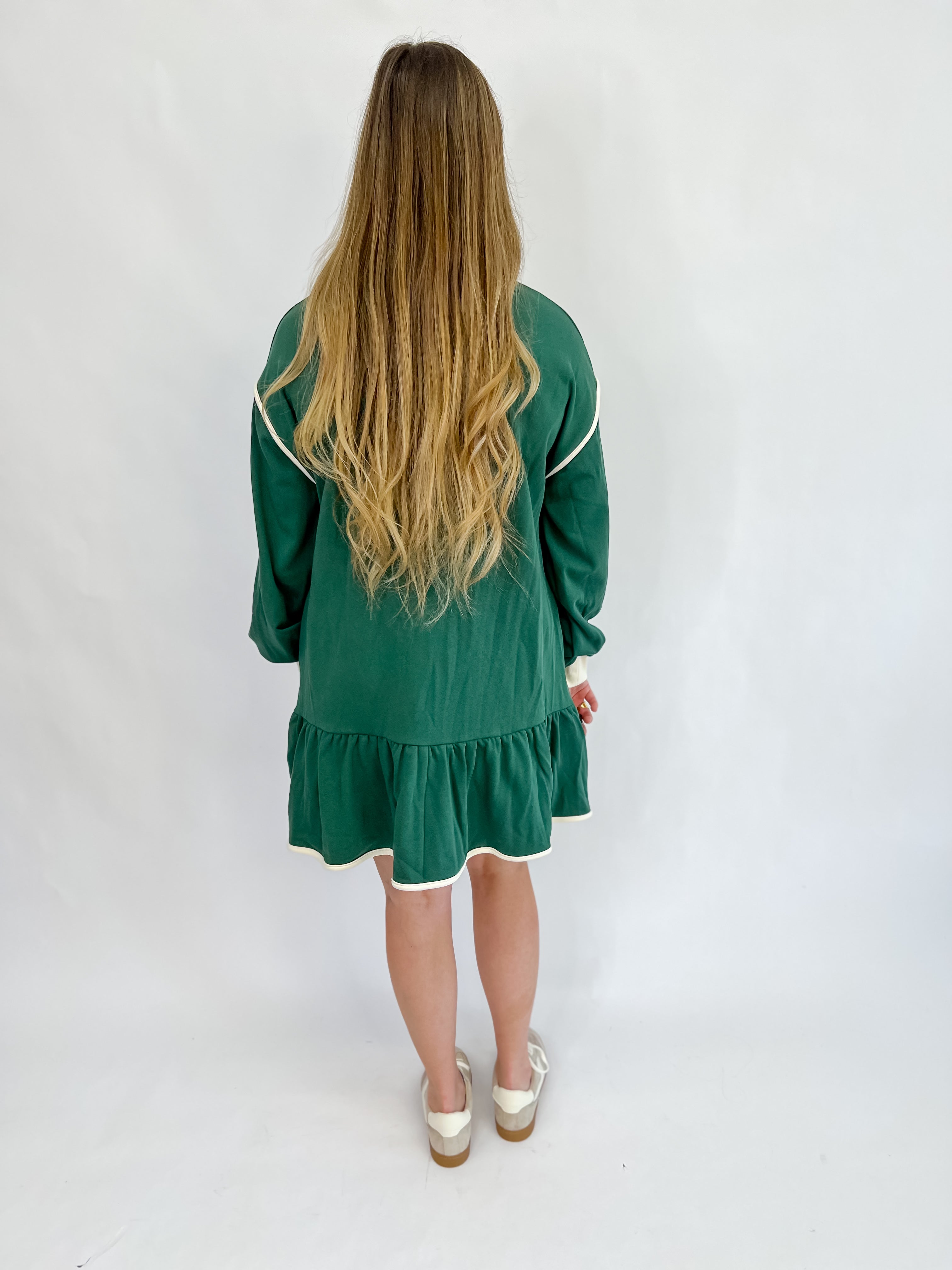 Worth The Risk Dress-H Green