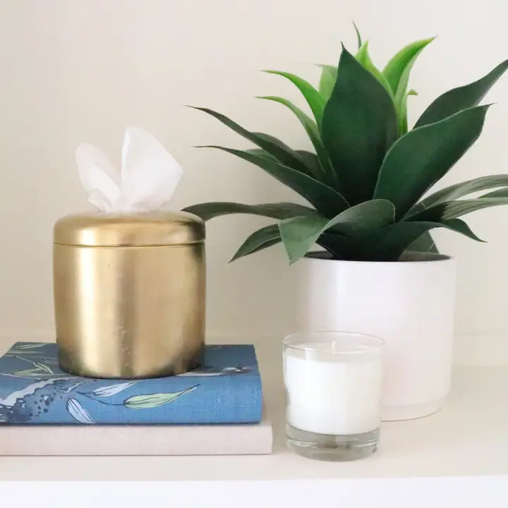 The Coco Tissue Vessel - Matte Gold