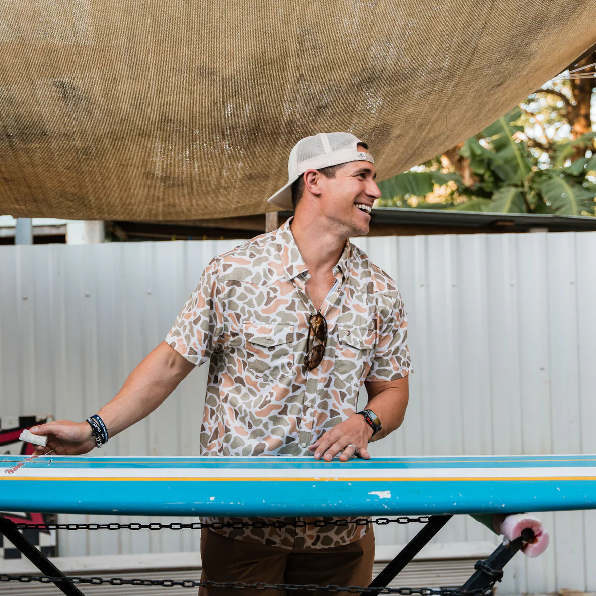 [Burlebo] Performance Western Shirt - Venado Camo