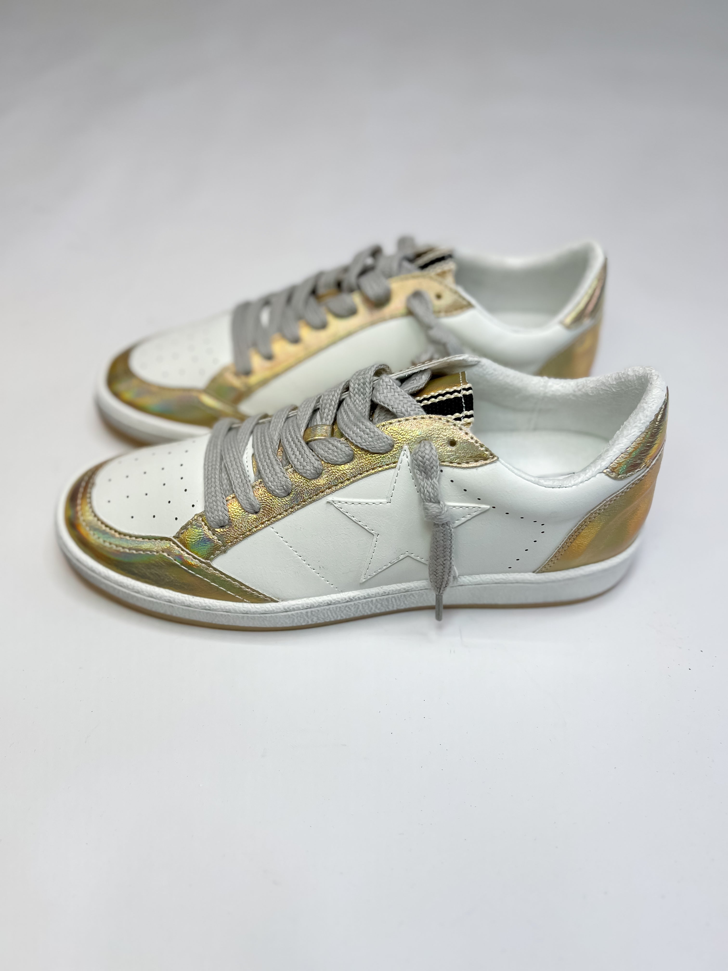 [Shu Shop] Paz Sneaker-Iridescent Gold