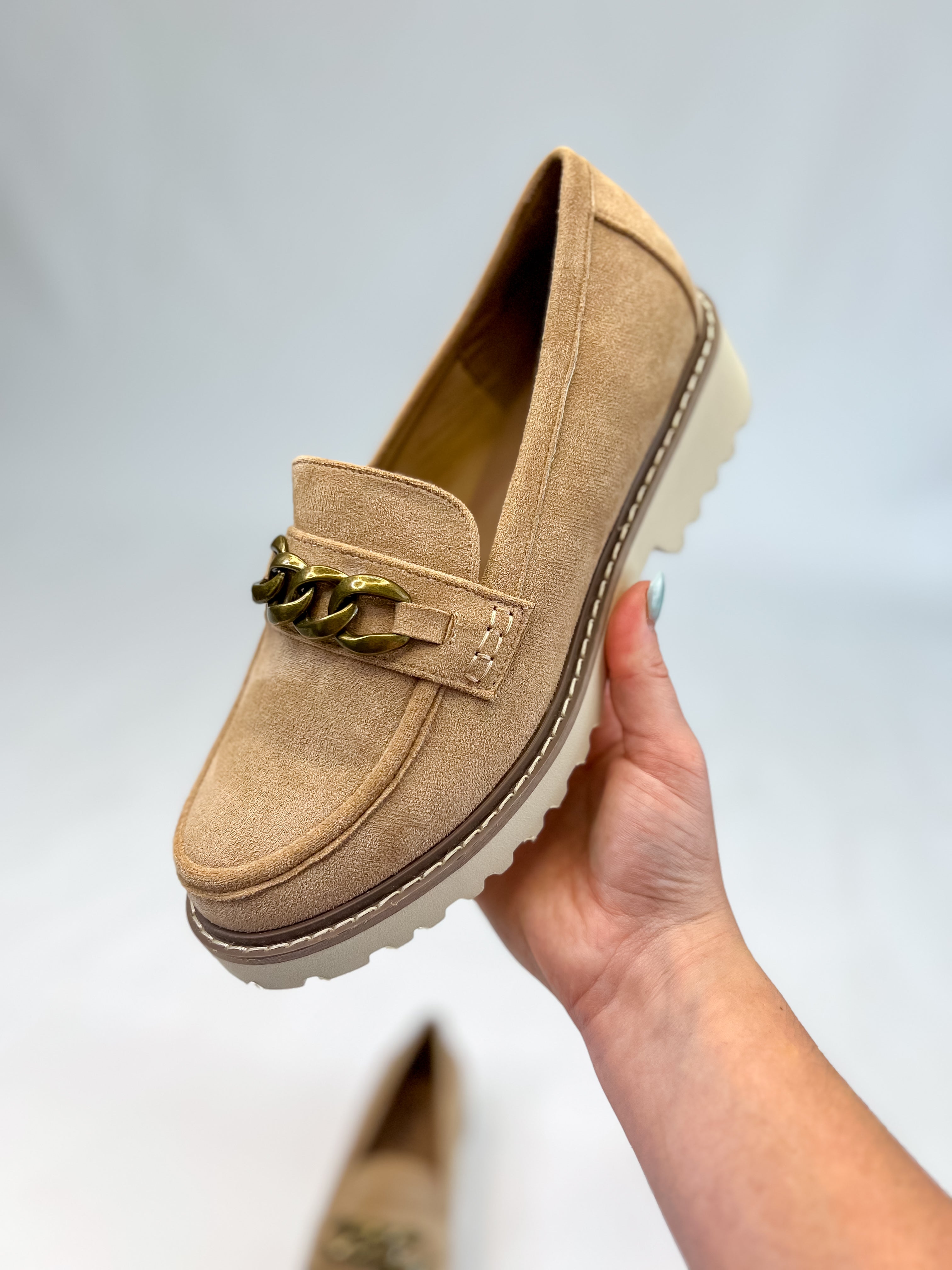 [Corky's] Literally-Camel Faux Suede