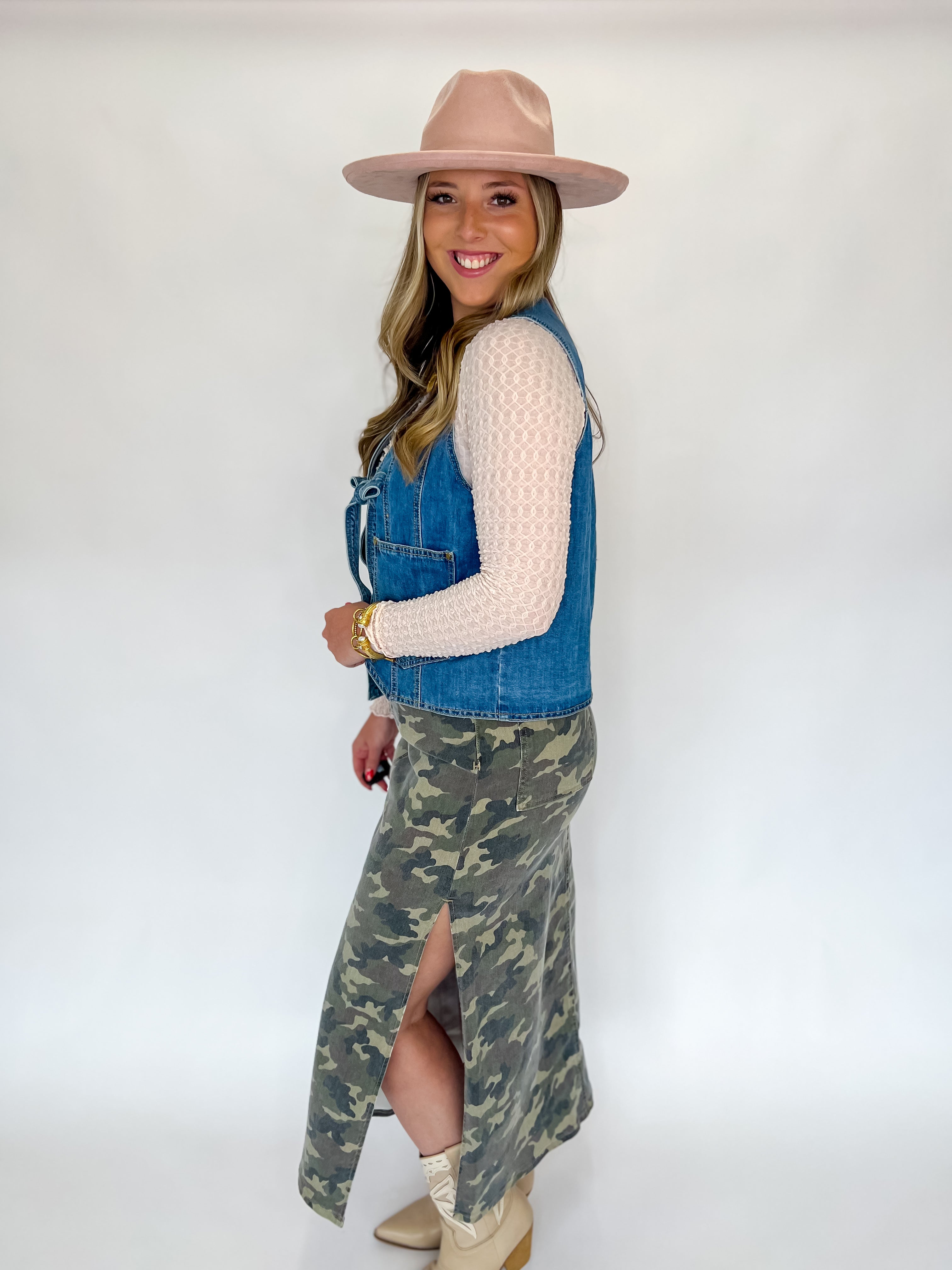 Coastal Rodeo Denim Vest