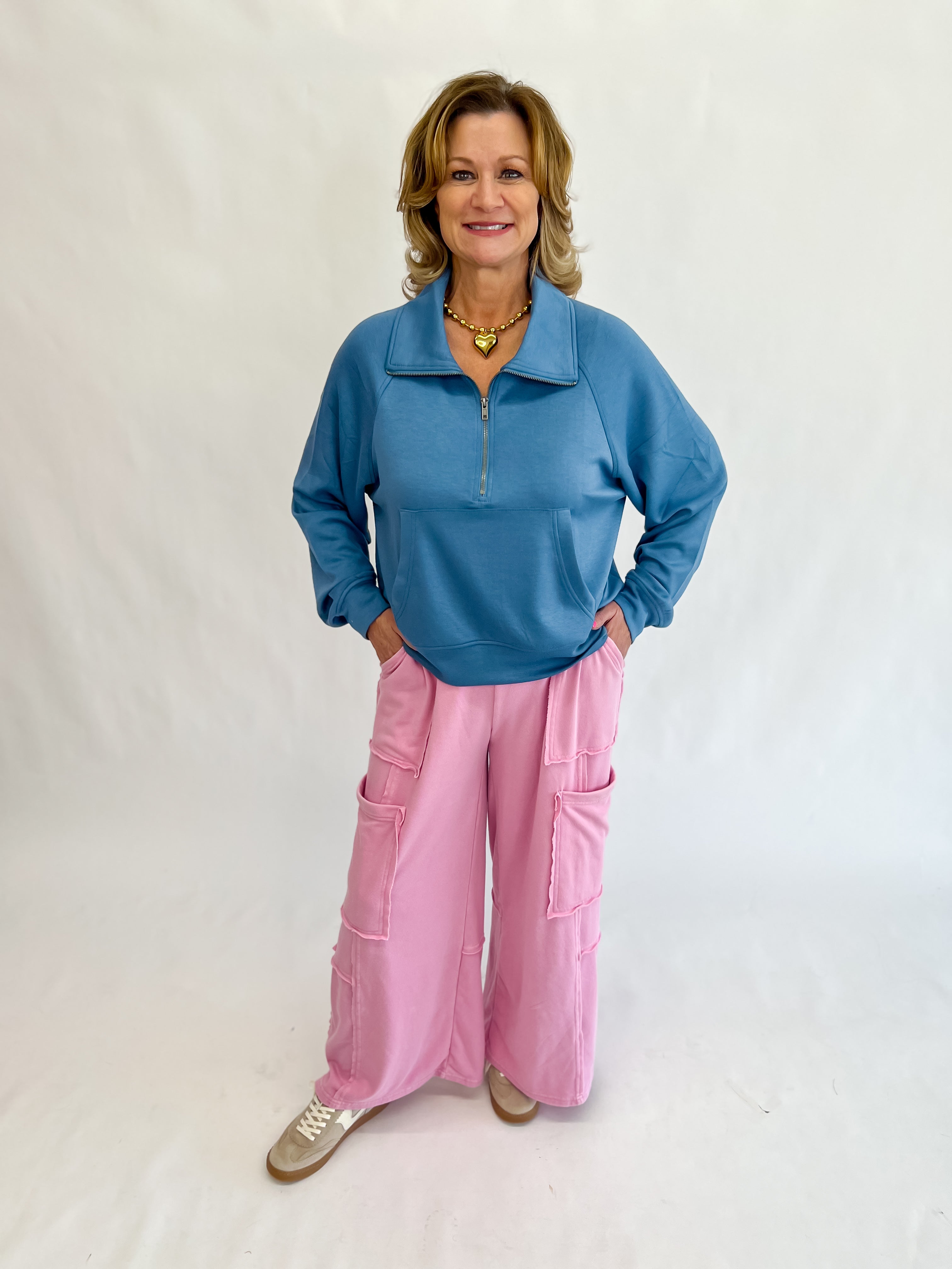 Versatile Utility Pants - Rose Pink