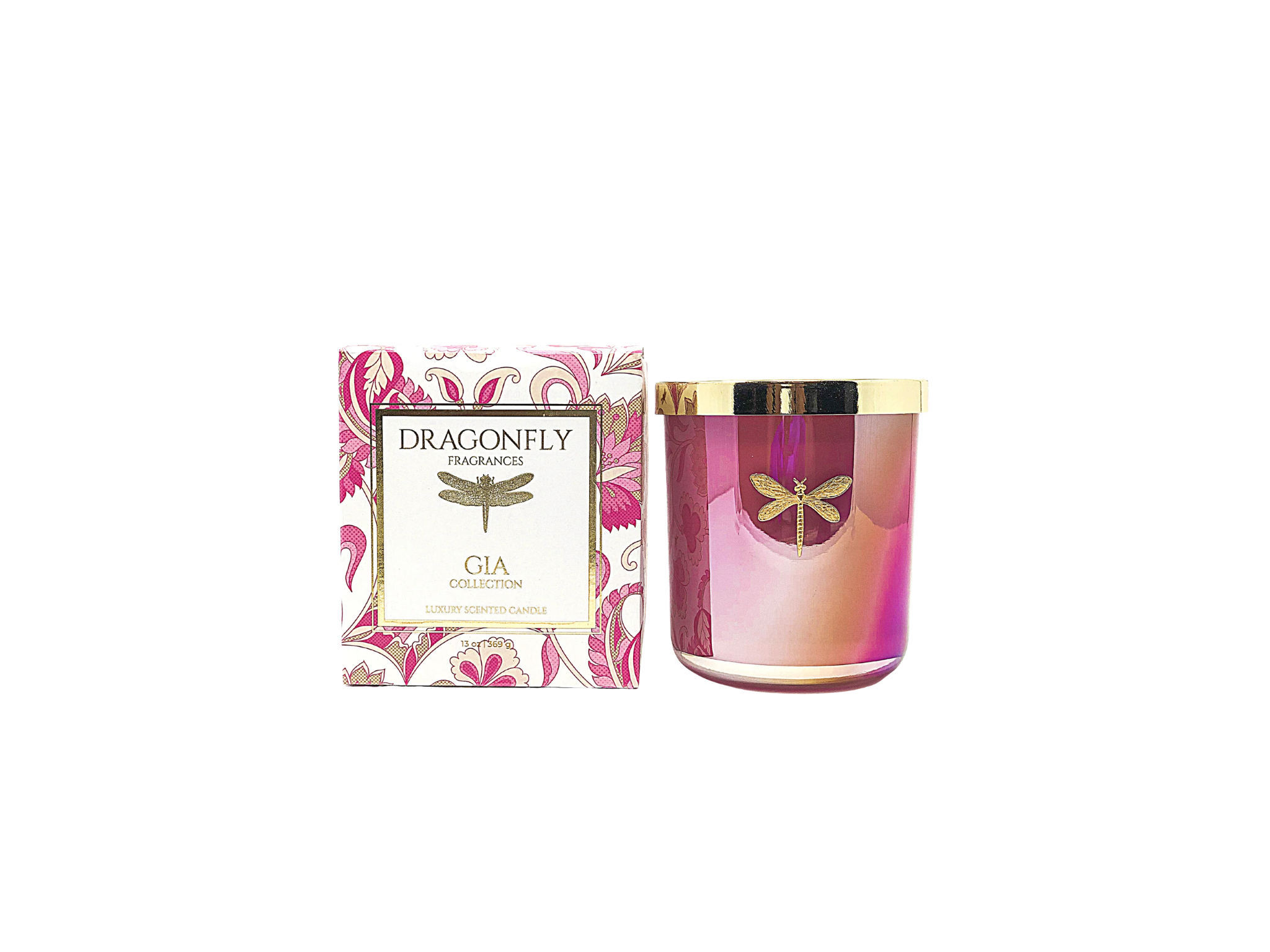 Gia Candle - Iridescent Pink : Peony + Plum