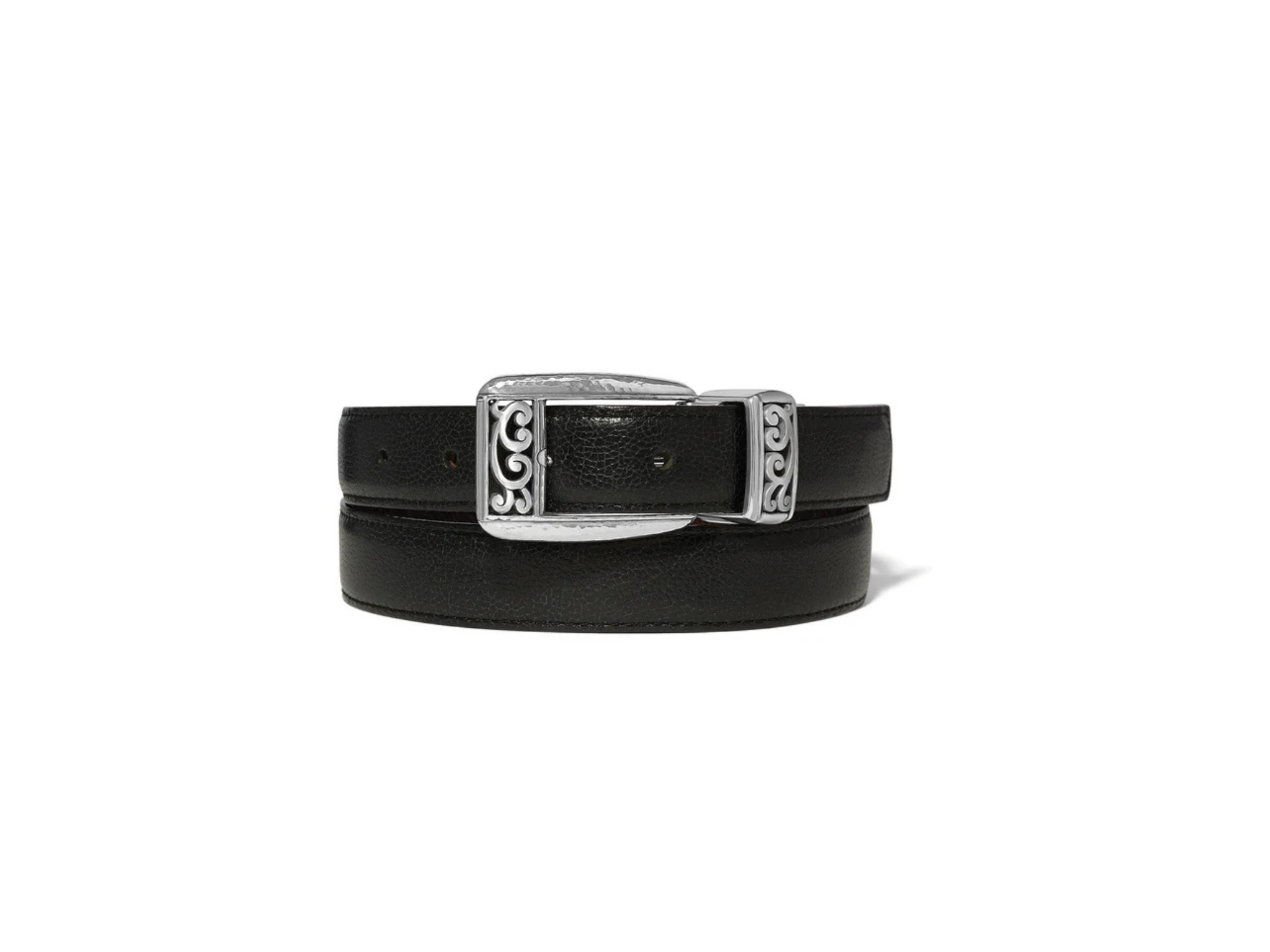 [Brighton] Mantilla Reversible Belt-BLK/BRNZ