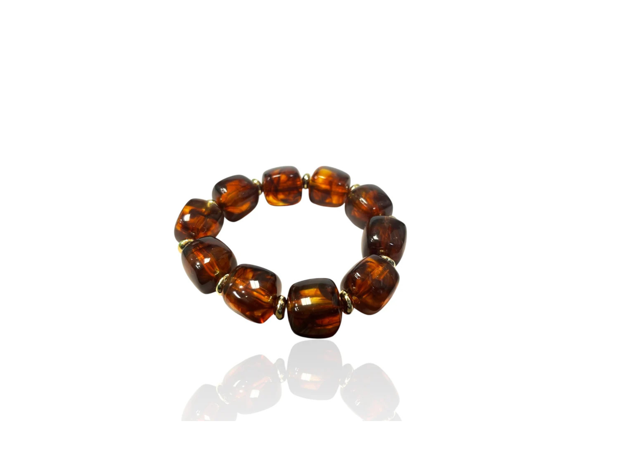 Beaded Bracelet-Brown