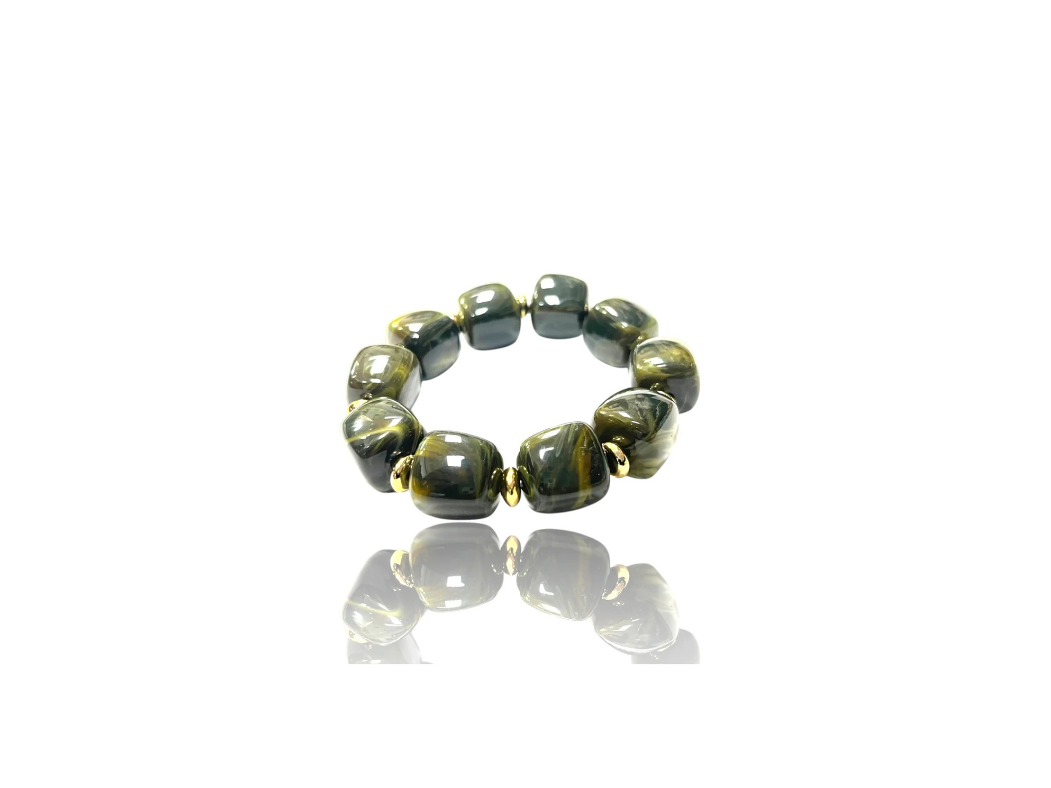 Beaded Bracelet-Sage