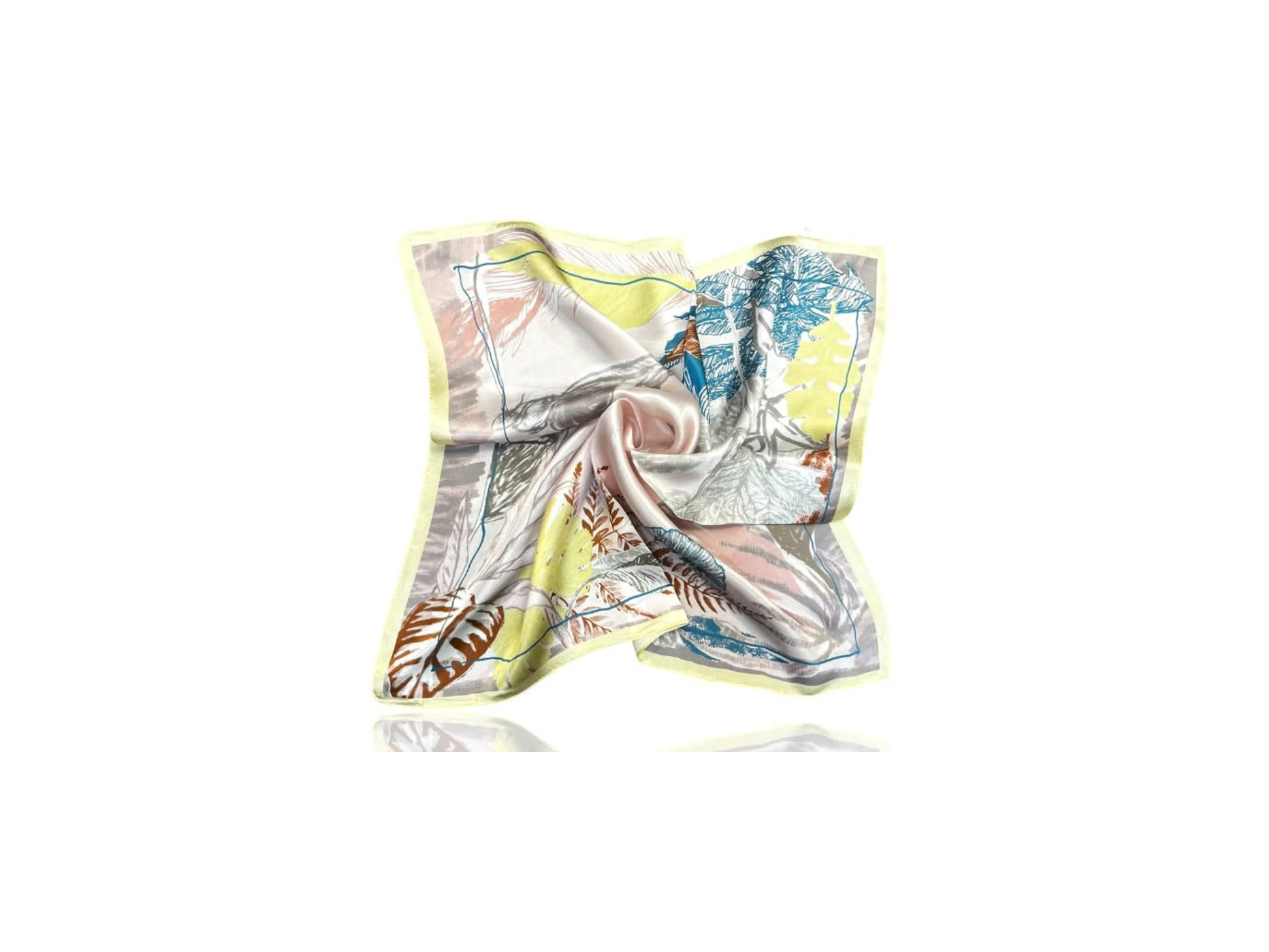 Petal Whisper Silk Scarf