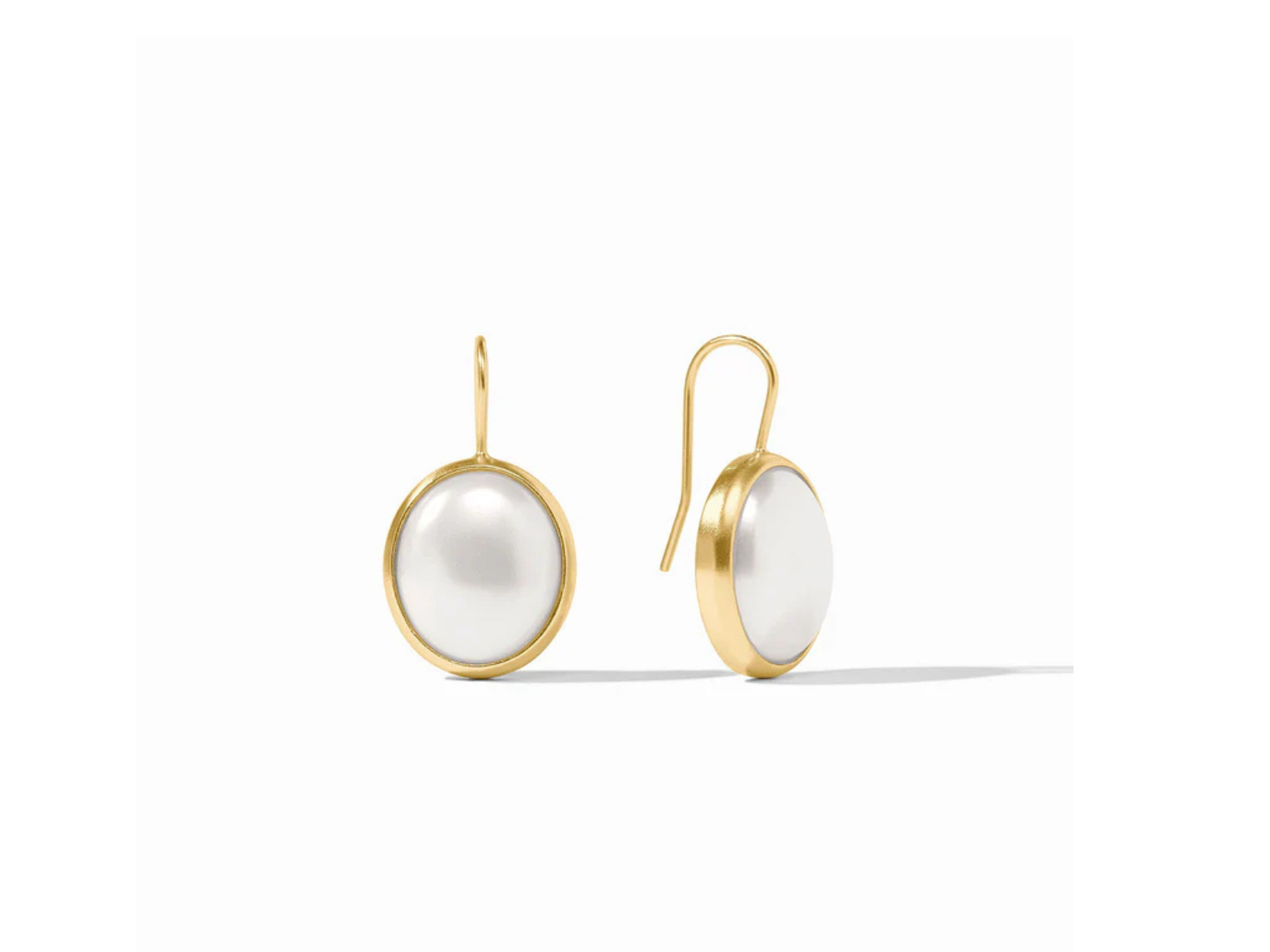 [Julie Vos] Laguna Stone Earring-Gold-Pearl