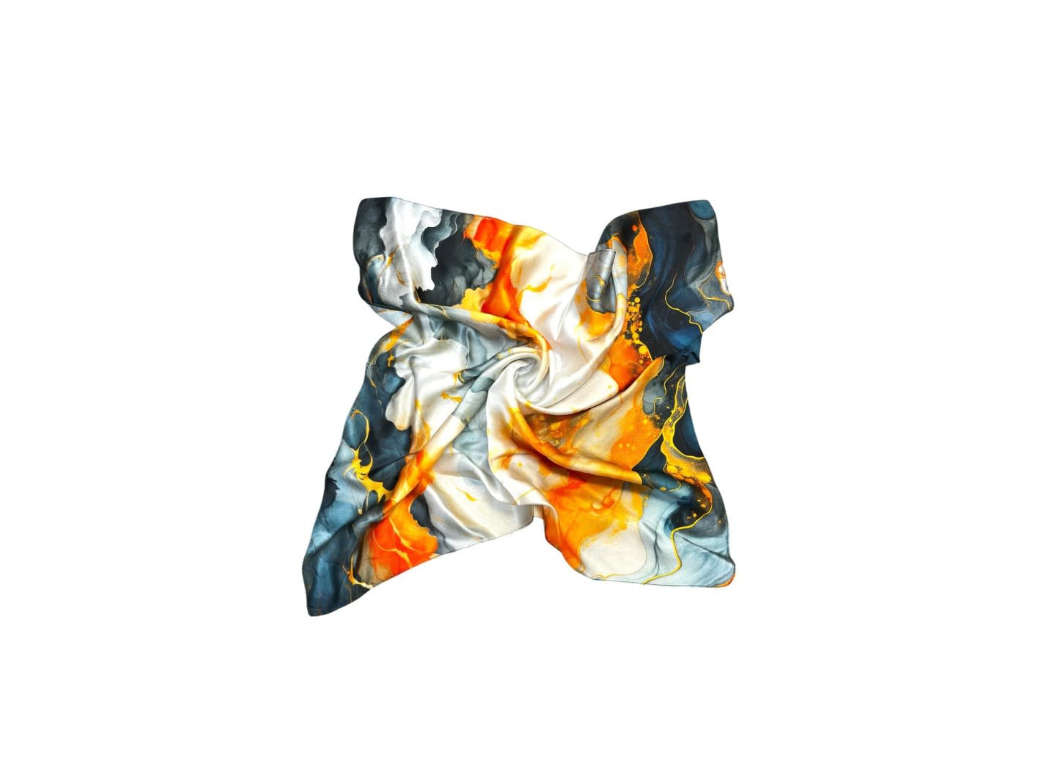 Tequila Sunrise Silk Scarf