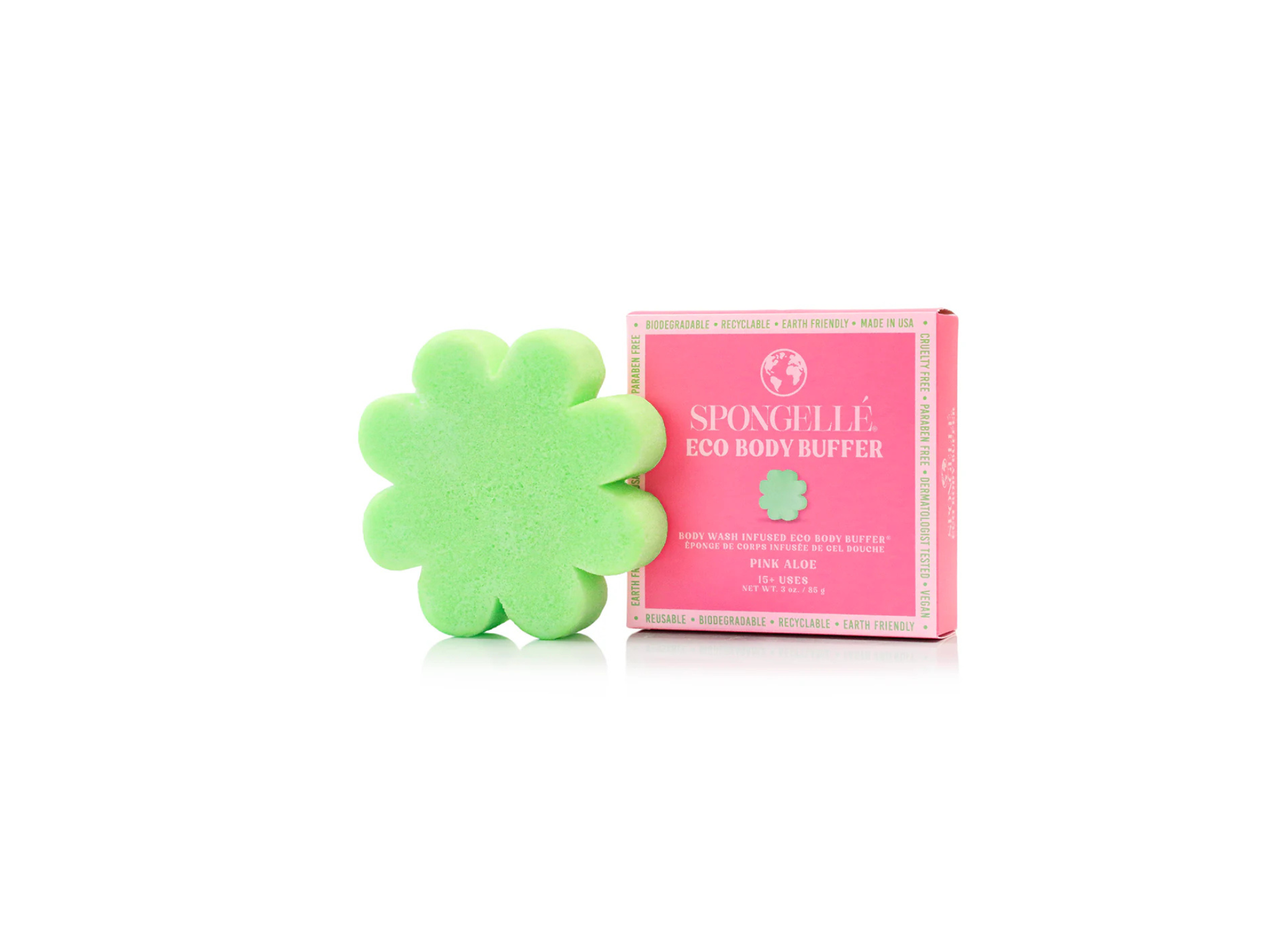 Spongelle Eco Body Buffer - Pink Aloe
