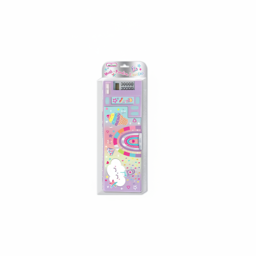 Multi-Function Pencil Case - Rainbow