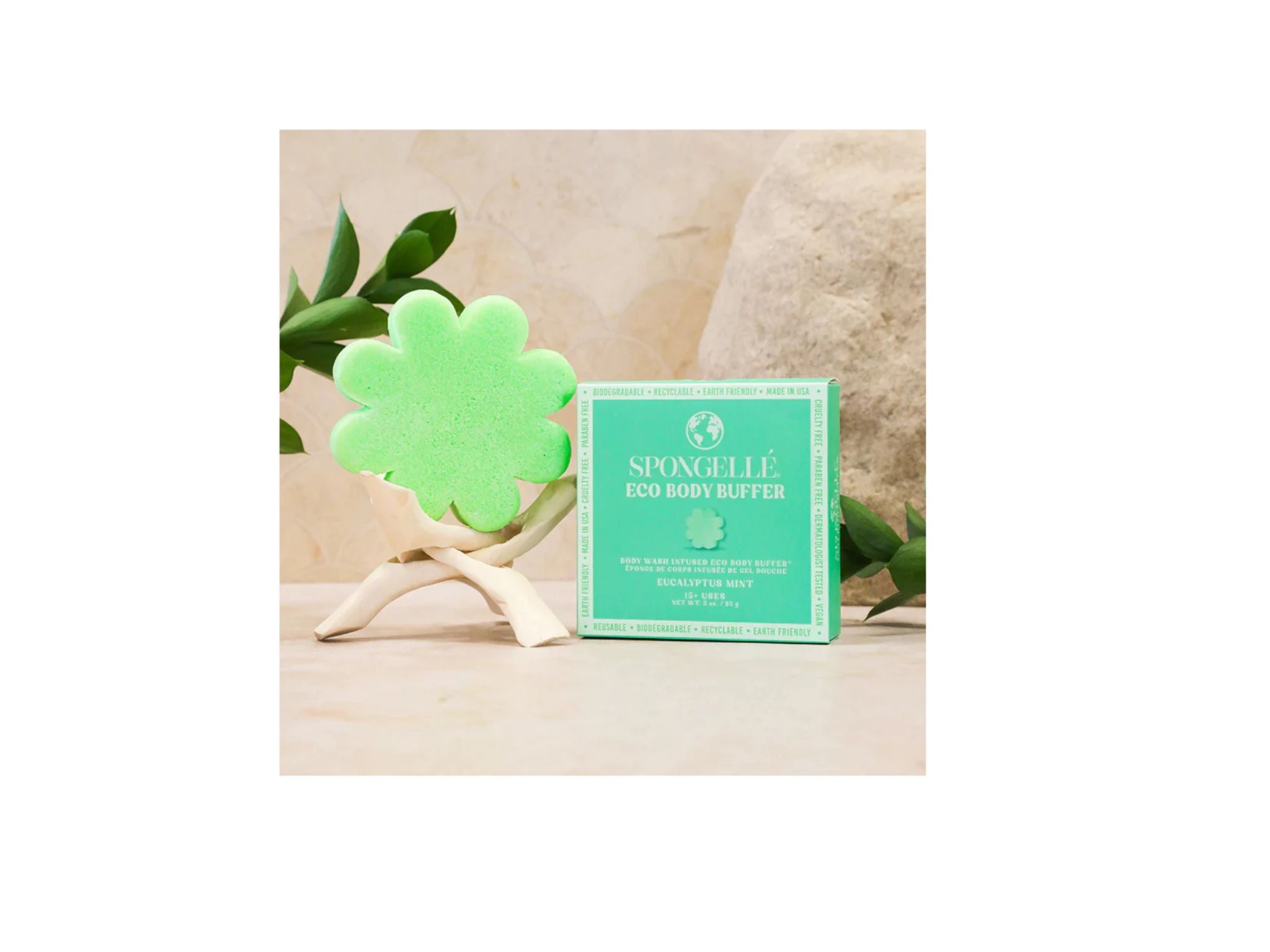 Spongelle Eco Body Buffer - Eucalyptus Mint