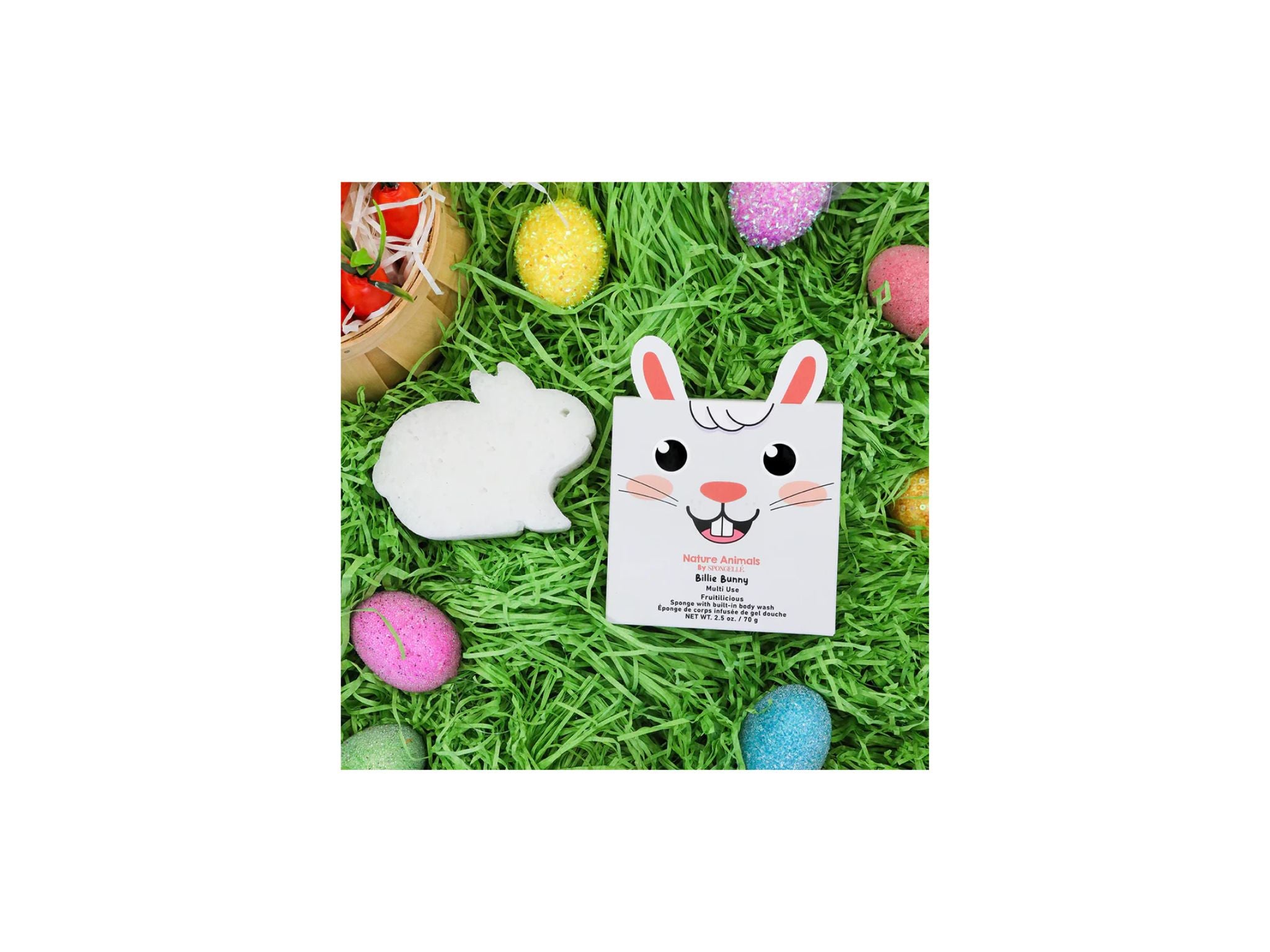 Spongelle Nature Animals Billie Bunny Buffer - Fruitilicious