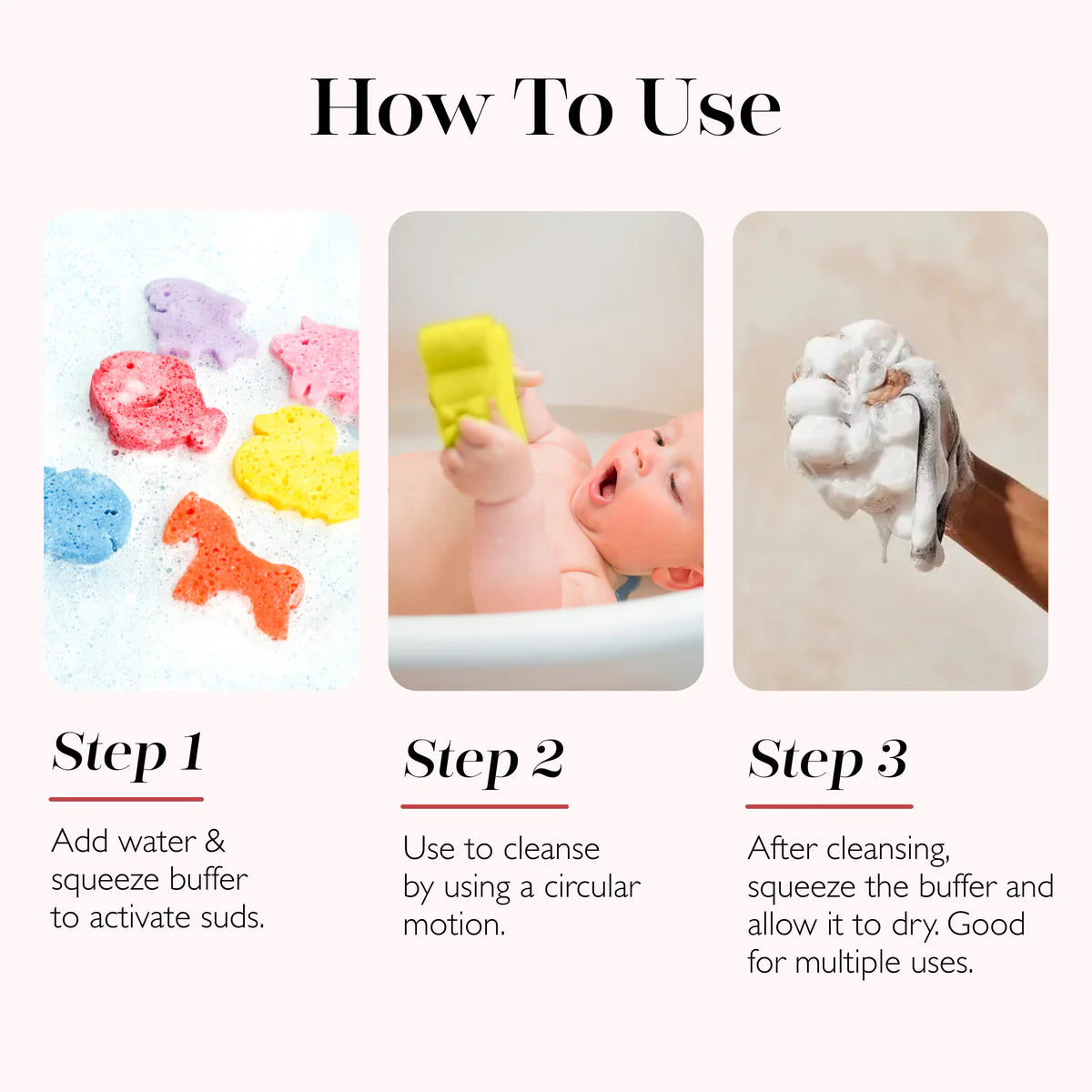 Spongelle Eco Kids Bunny Buffer - Watermelon Splash