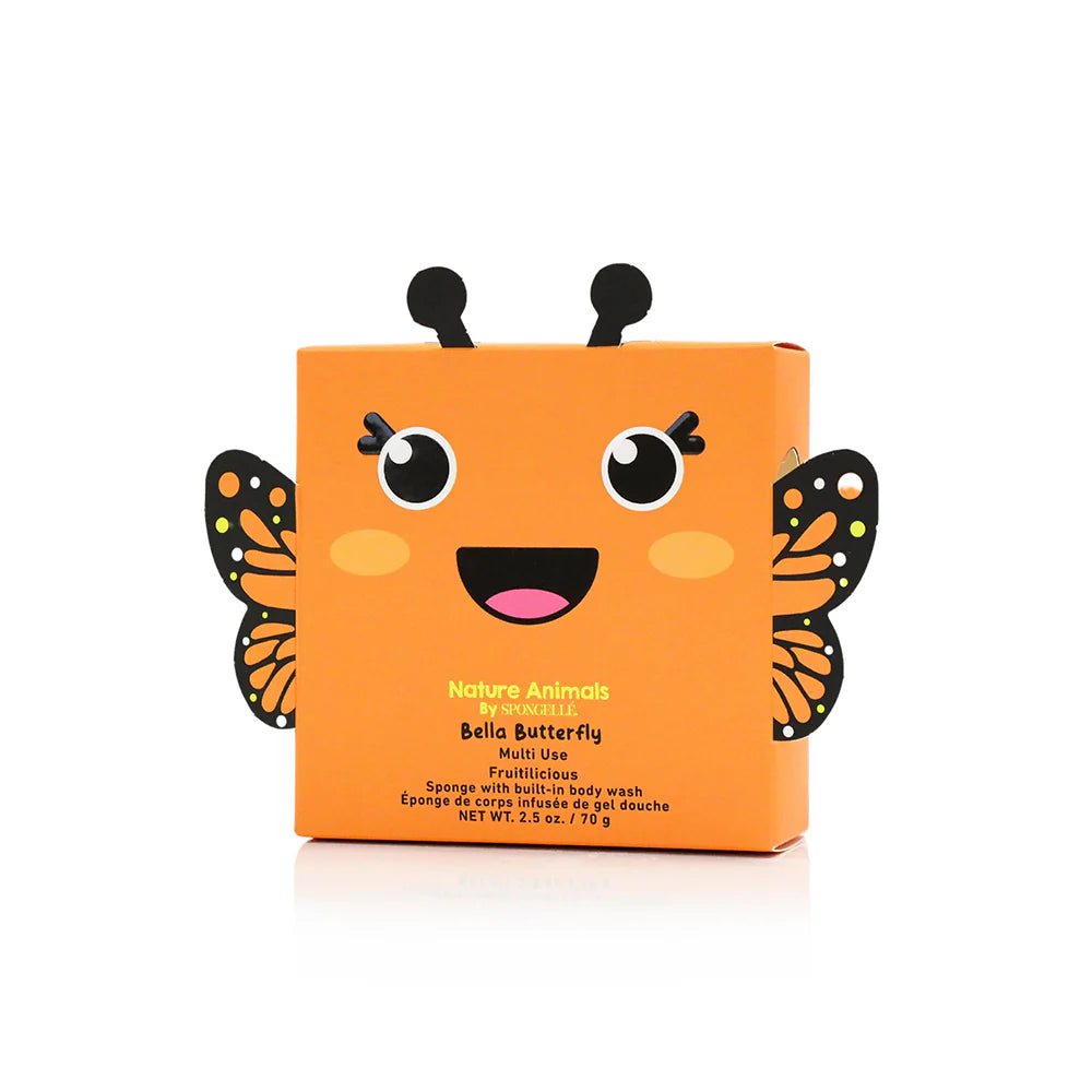 Spongelle Nature Animals Bella Butterfly Buffer - Fruitilicious